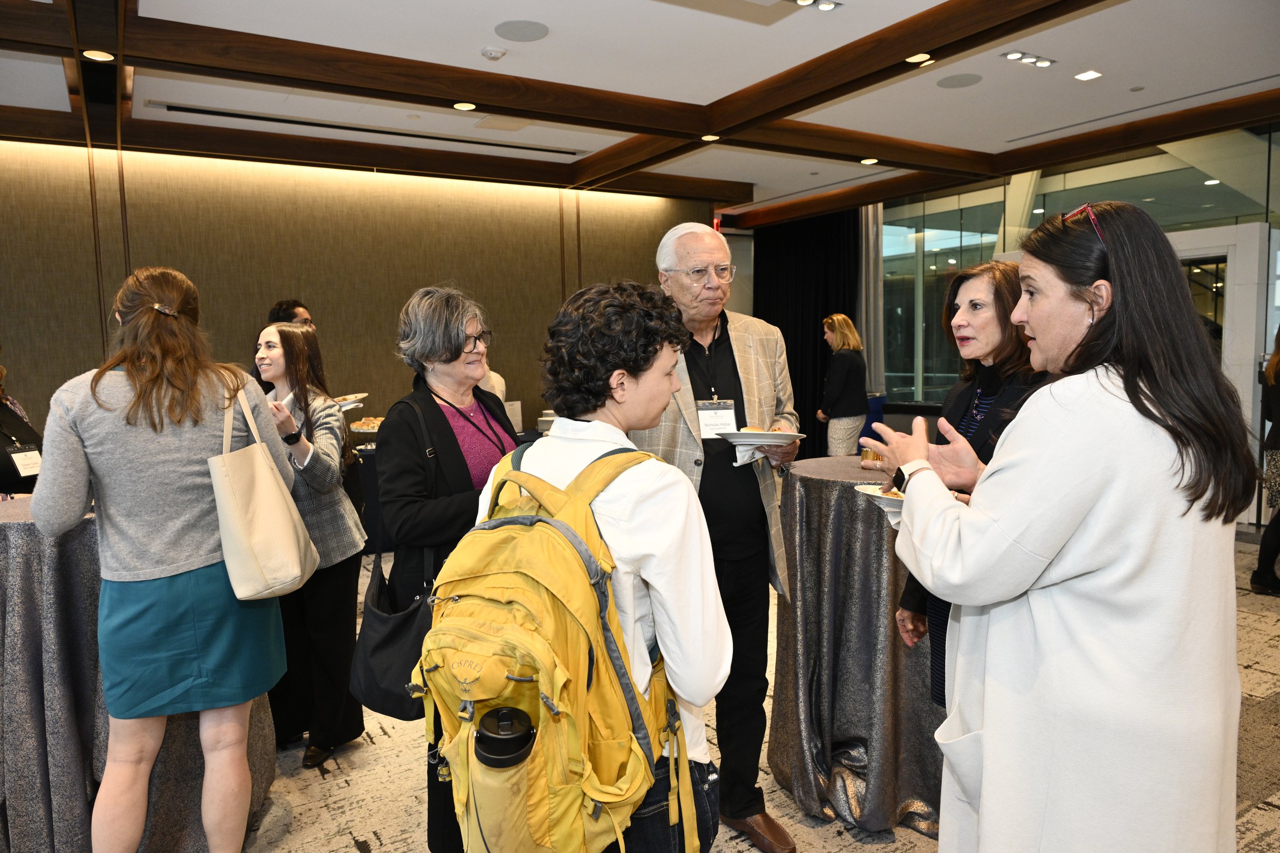 Angela R. Watson and colleagues networking.