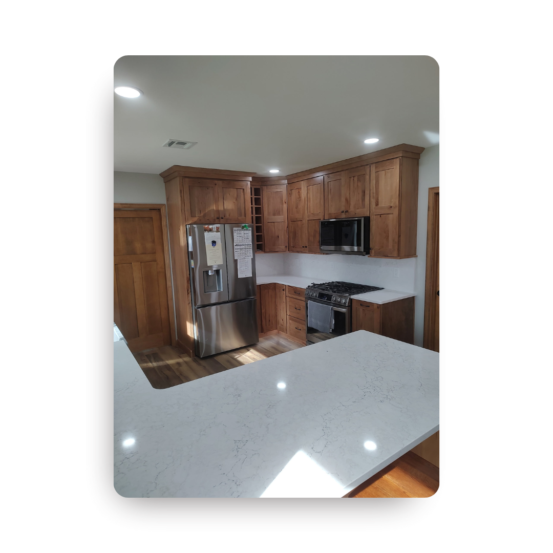 Home remodel done by All in One Construction