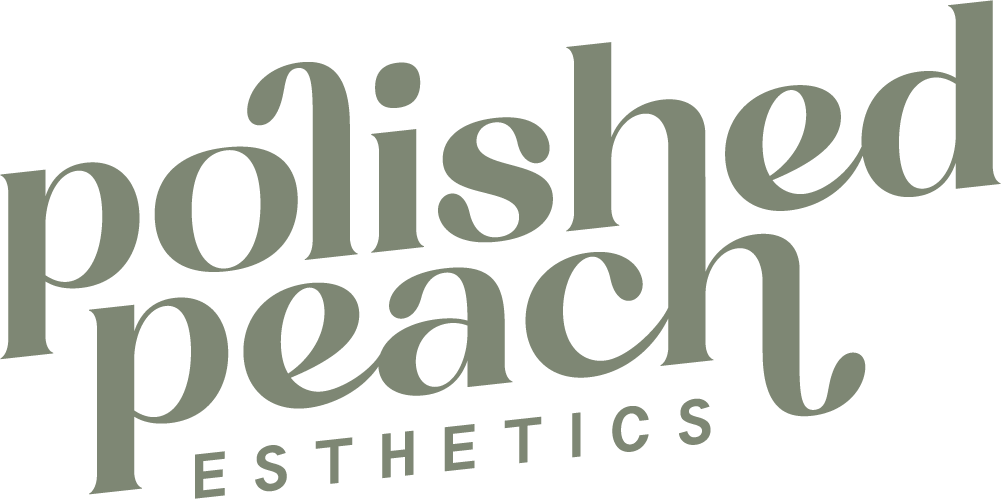 polished peach logomark