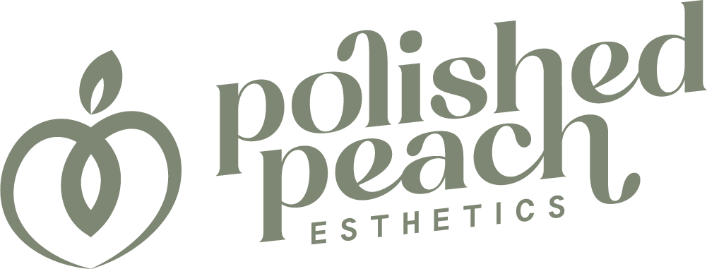 polished peach logomark