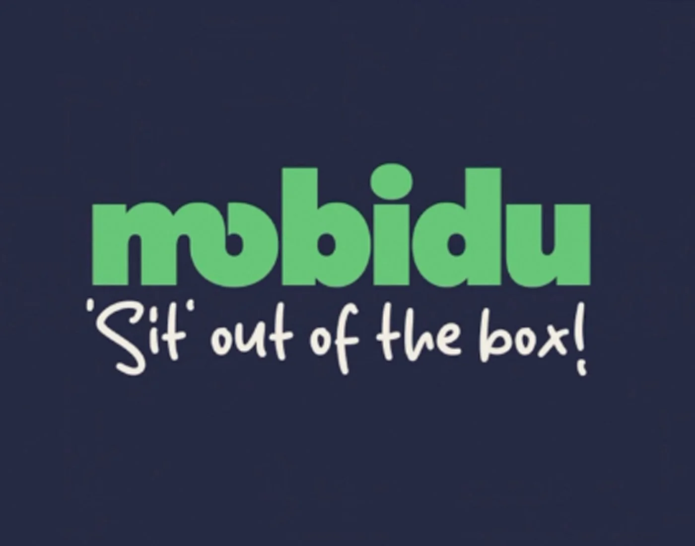 Graphic with the text 'mbulk' in large green font and 'Sit out of the box!' in white cursive font on a dark background.