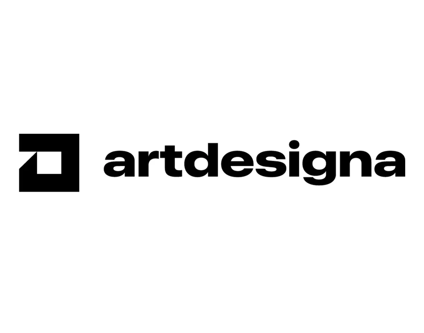 artdesigna logo with a black square containing a white square inside, followed by the text 'artdesigna' in bold black letters.