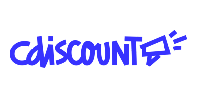 Le logo de l'entreprise française CDiscount.