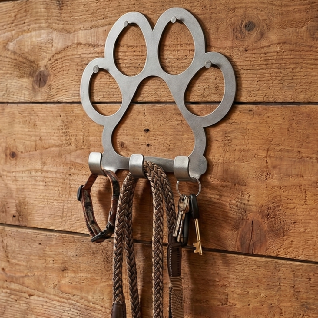 Dog Paw leash rack