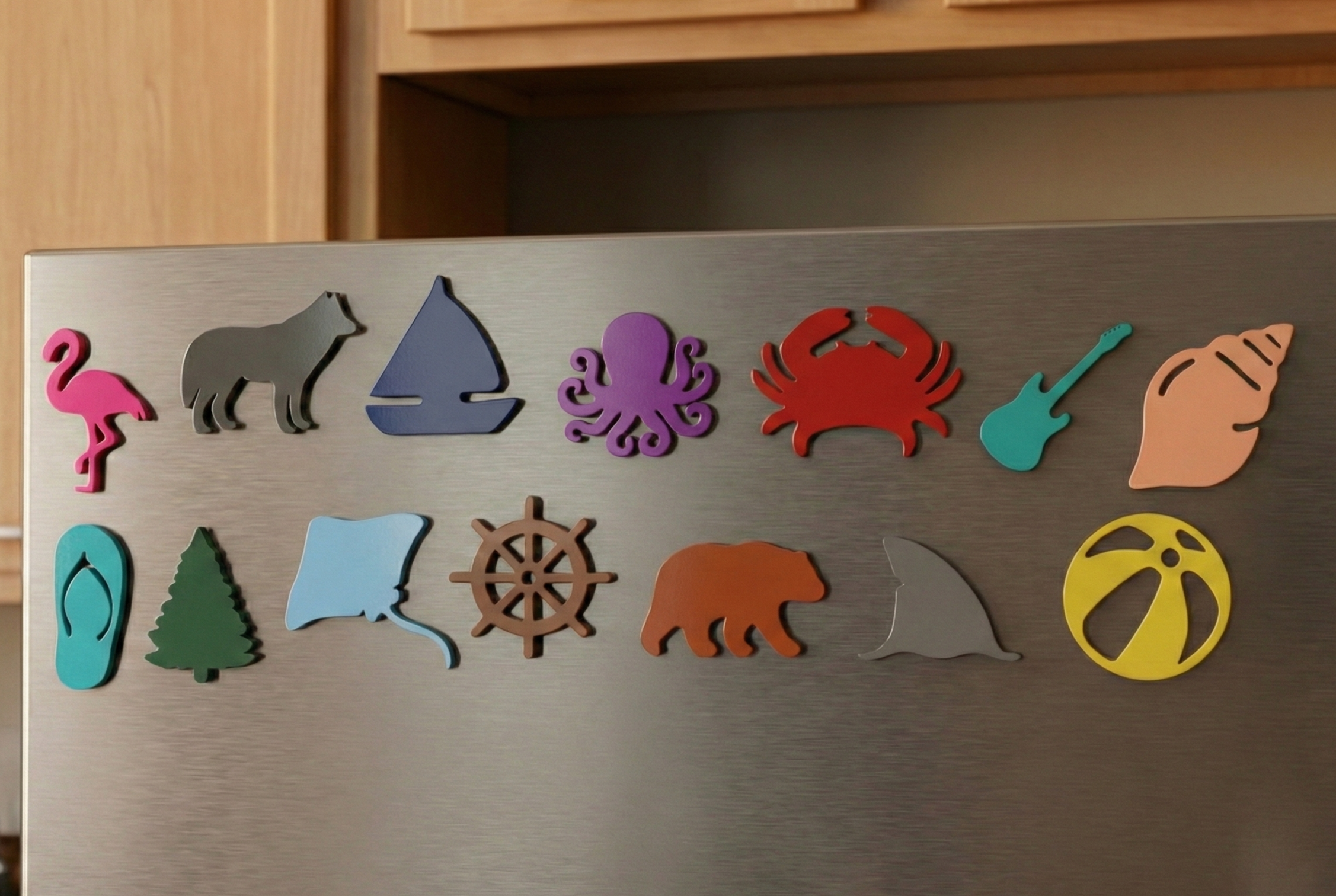 Steel Silhouette Magnets