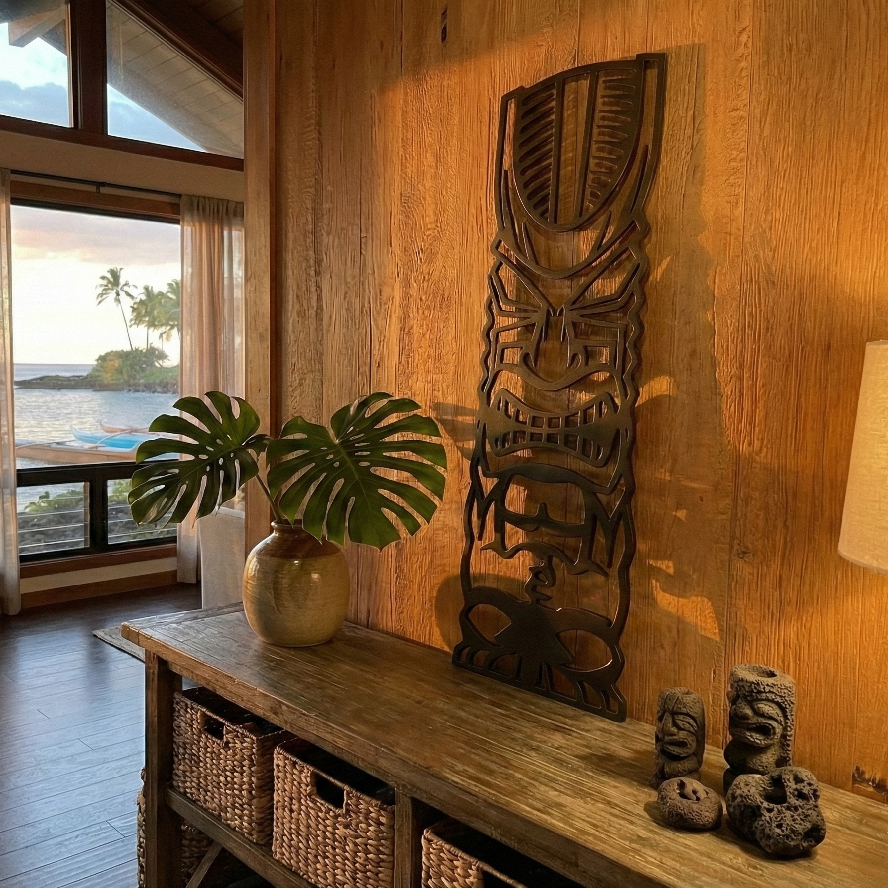 A 36" tall TIKI sign