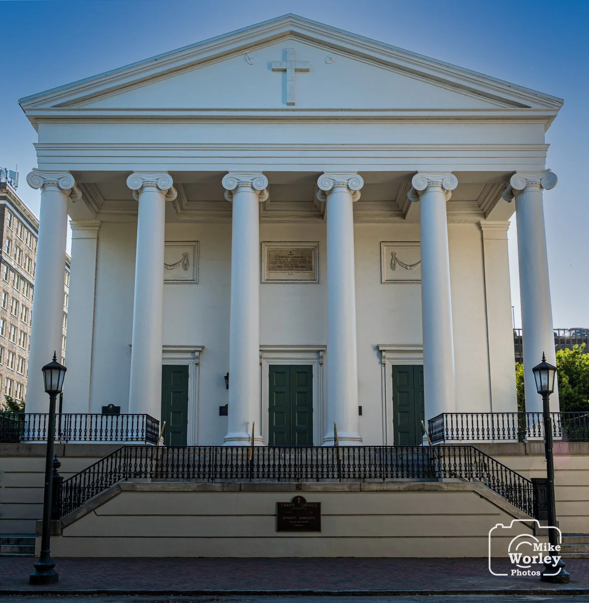 The First Christ Church, founded in 1733, is considered the Mother Church of Georgia.
This church is referenced in the regimental history of the 86th Illinois Volunteer Infantry Regiment, my great-grandfather's unit. As part of General Sherman's arm