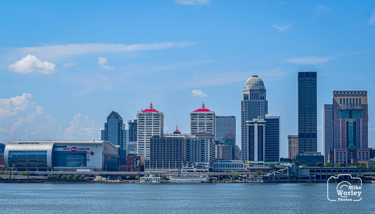 Downtown Louisville viewed from the Indiana side of the Ohio River