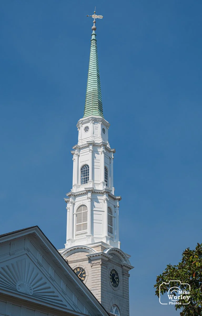 Church steeple from the movie Forrest Gump in Savannah