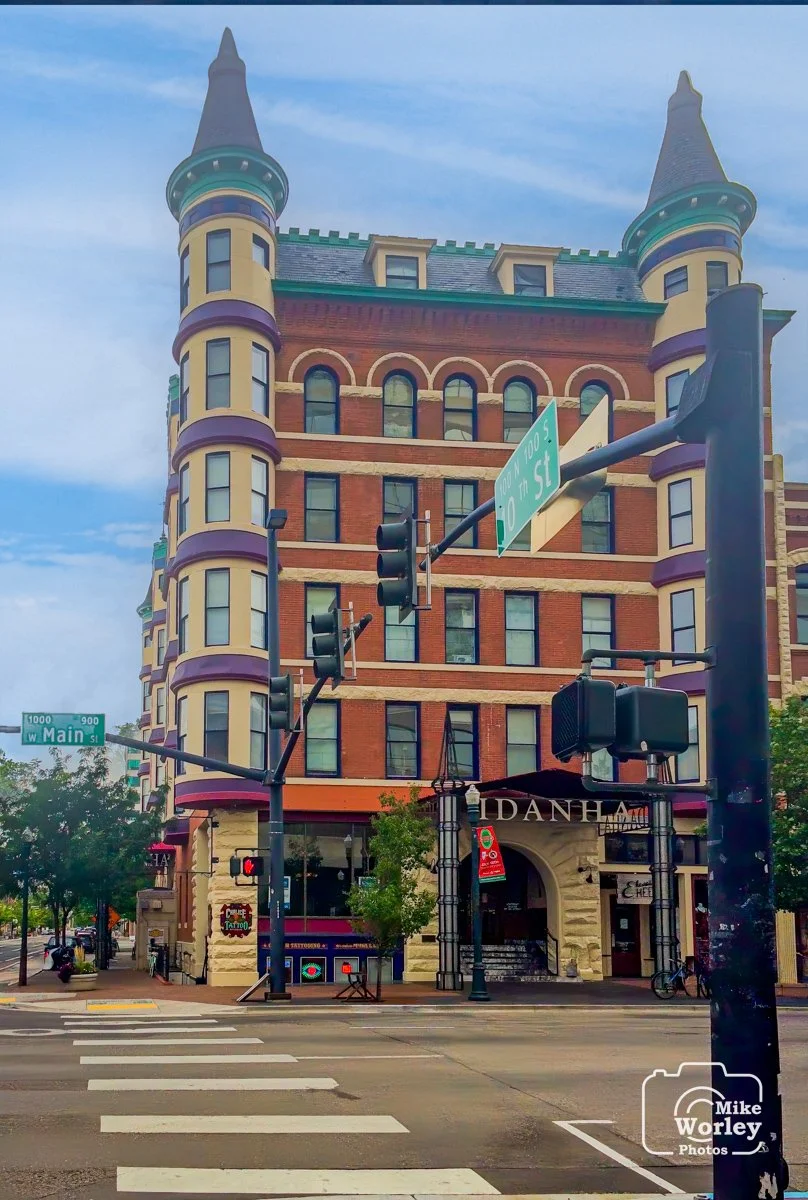 The 1901 Idanha in downtown Boise. As a hotel, it welcomed presidents and leaders of industry. Today, it has been converted to apartments.