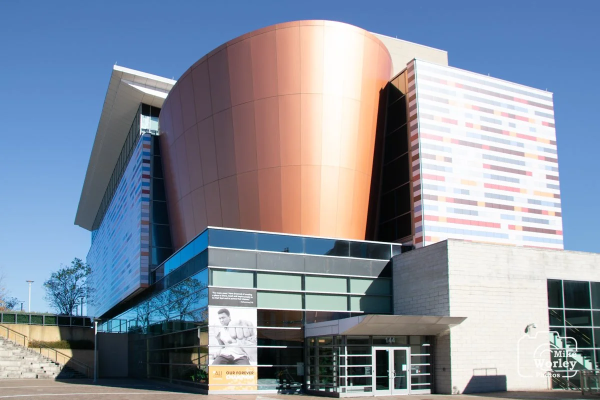 The Muhammad Ali Center dedicated to the life and career of the Louisville native boxer and humanitarian
