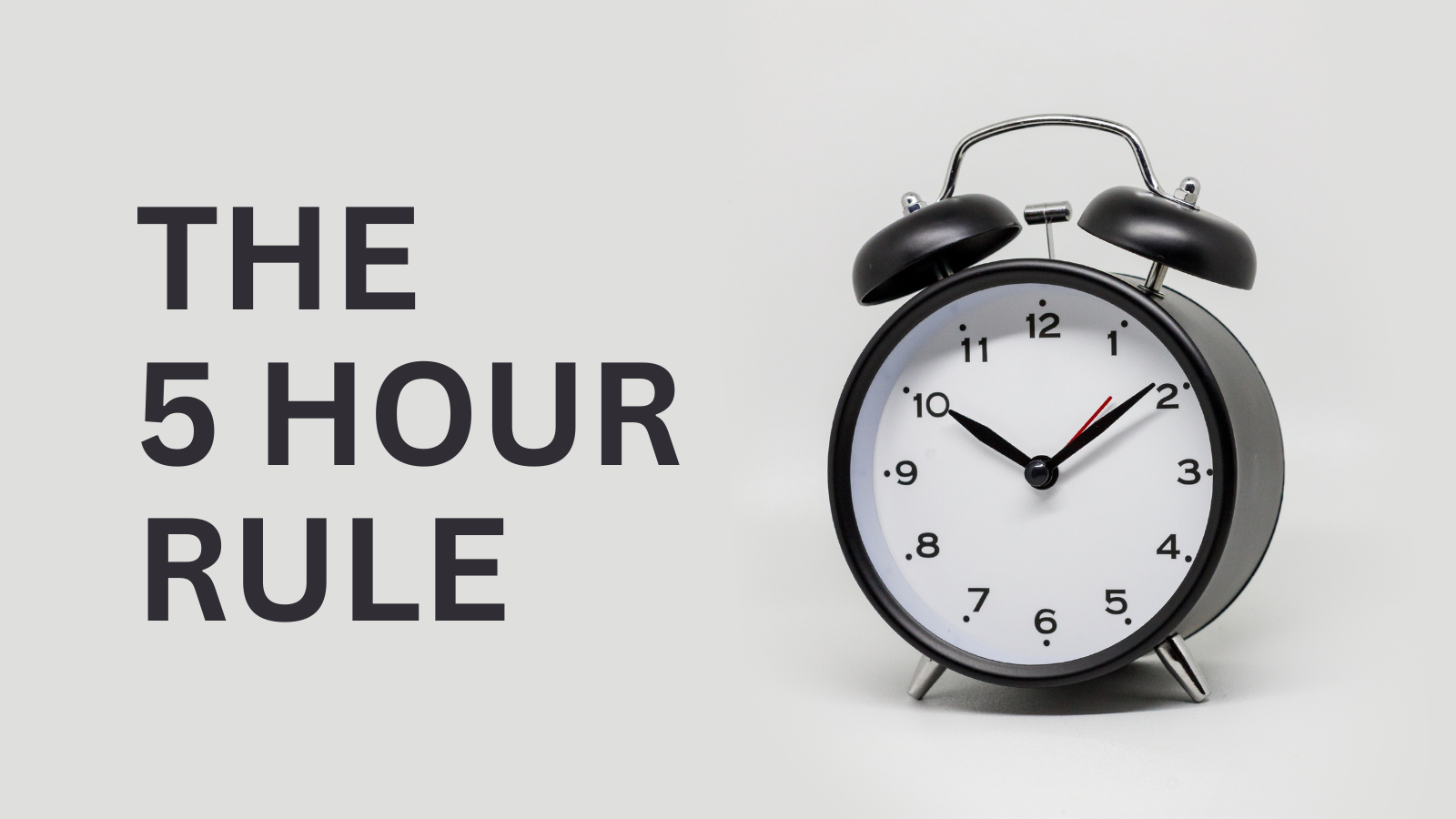 The 5 Hour Rule: Why Waiting Between Meals Improves Insulin Sensitivity and Reduces Cravings