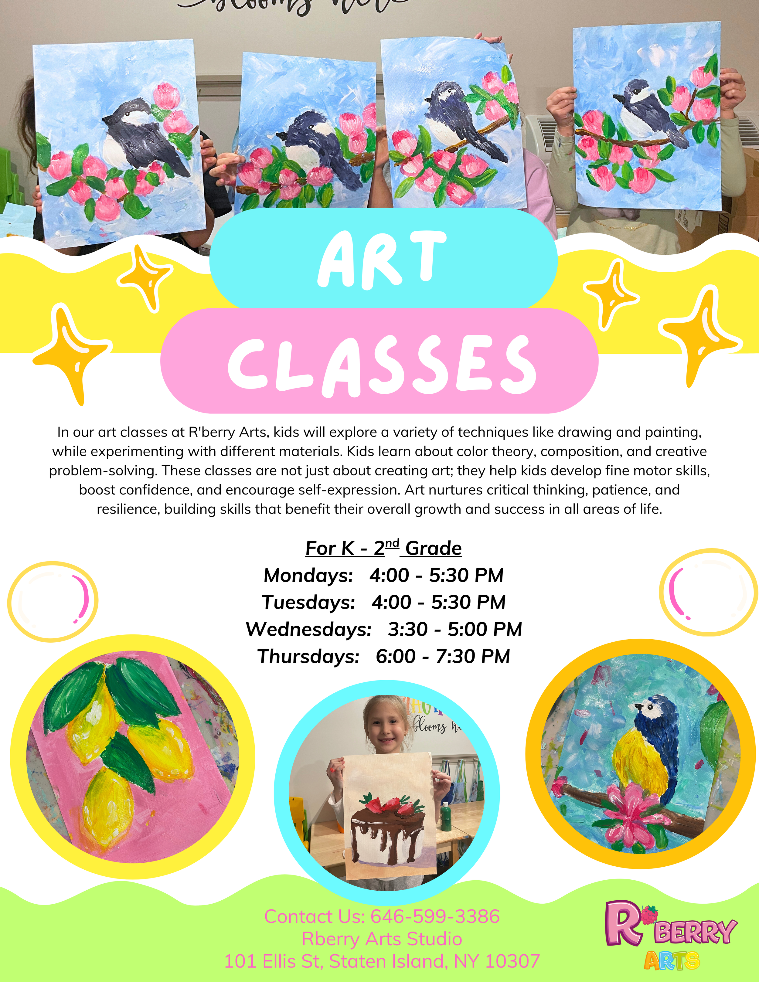 Art Classes for K - 2nd Grade