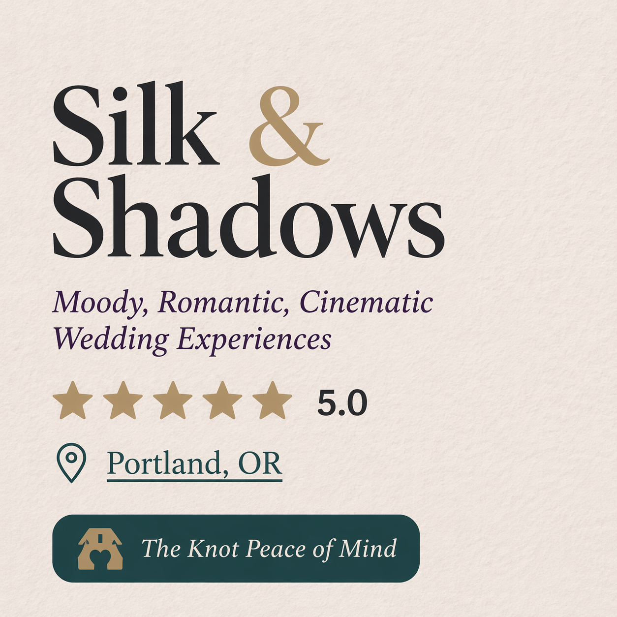 Peace of Mind  When Tying the Knot