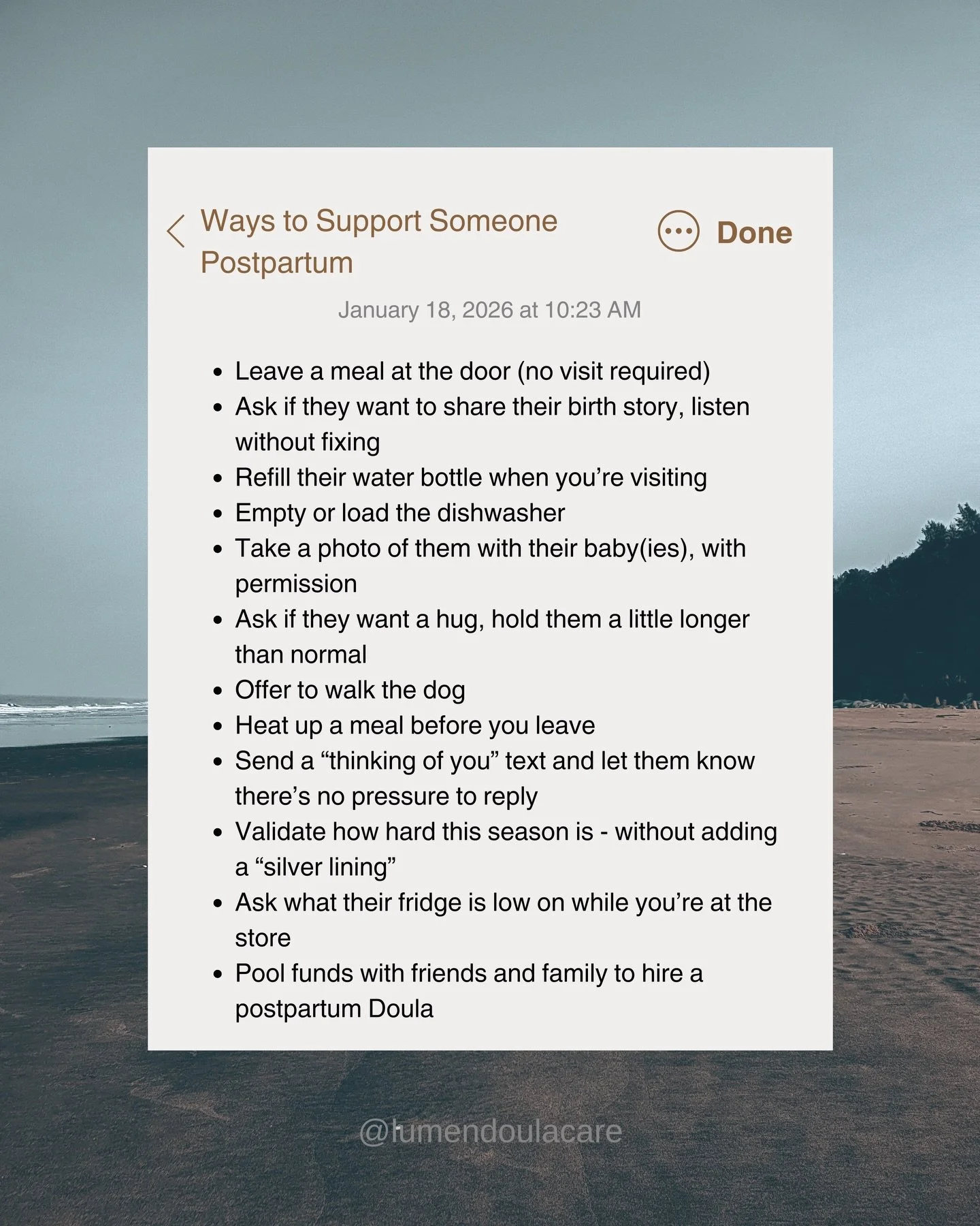 Being informed is the best way to show up for a postpartum person

Save this post for later when you find yourself supporting a friend or family member through the fourth trimester! 

For expecting parents: Having a clear plan in place before the bab