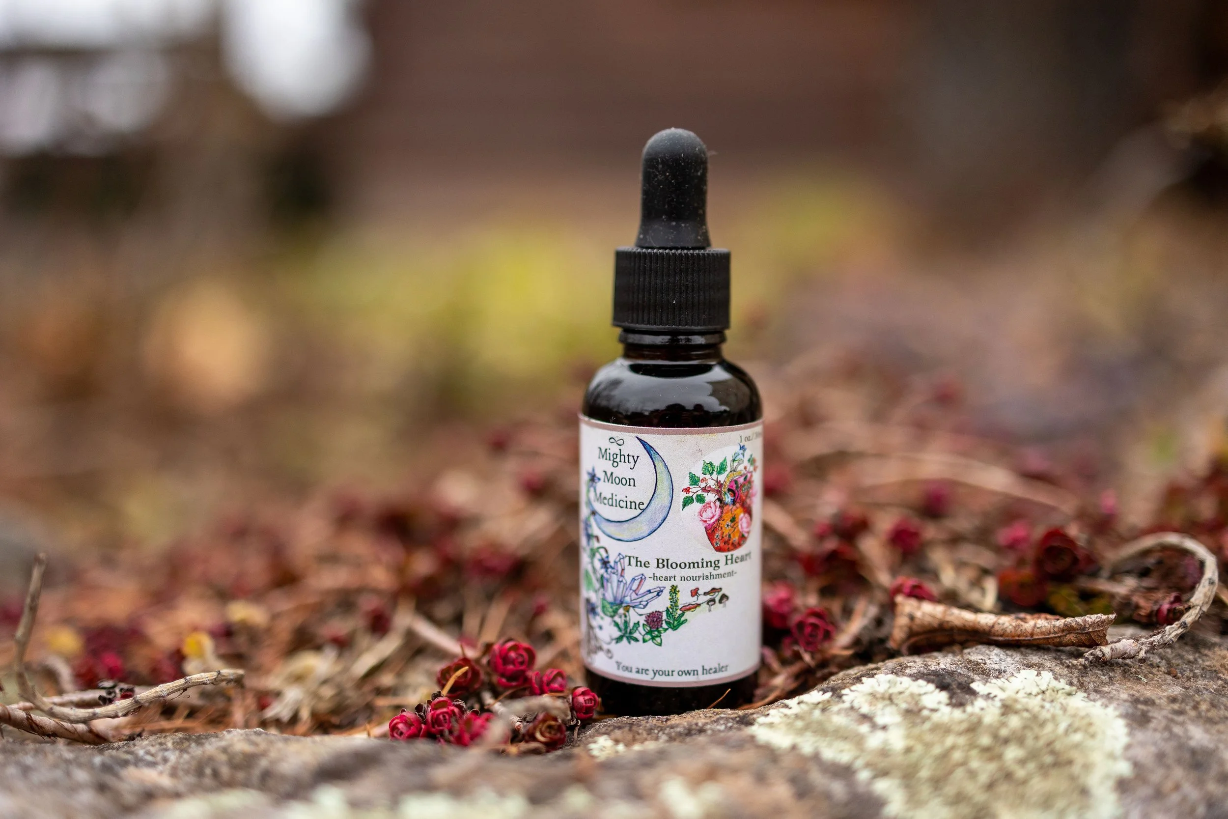 Emotional & Physical Heart remedy. The Blooming  Heart Elixir 2 oz.