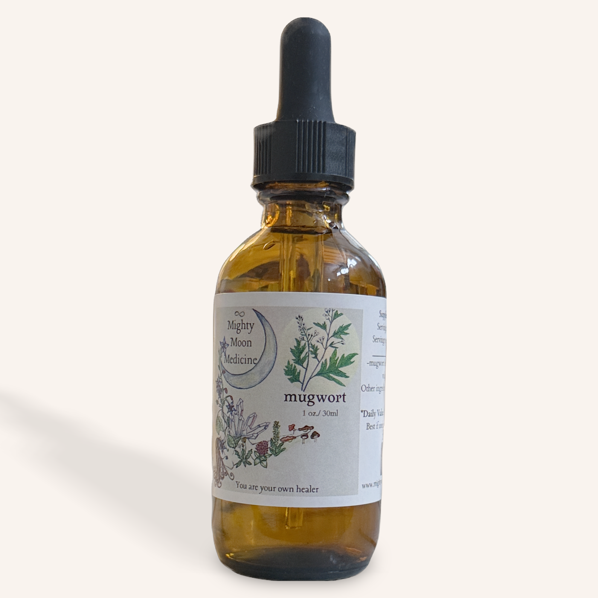 Intuition. Female Reproductive Health. Mugwort tincture 2 oz.