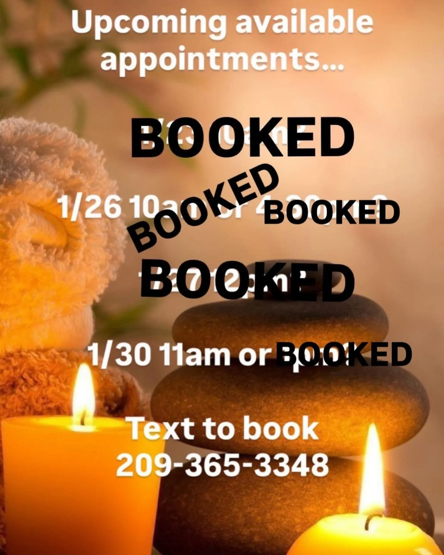 One spot left for January&hellip;