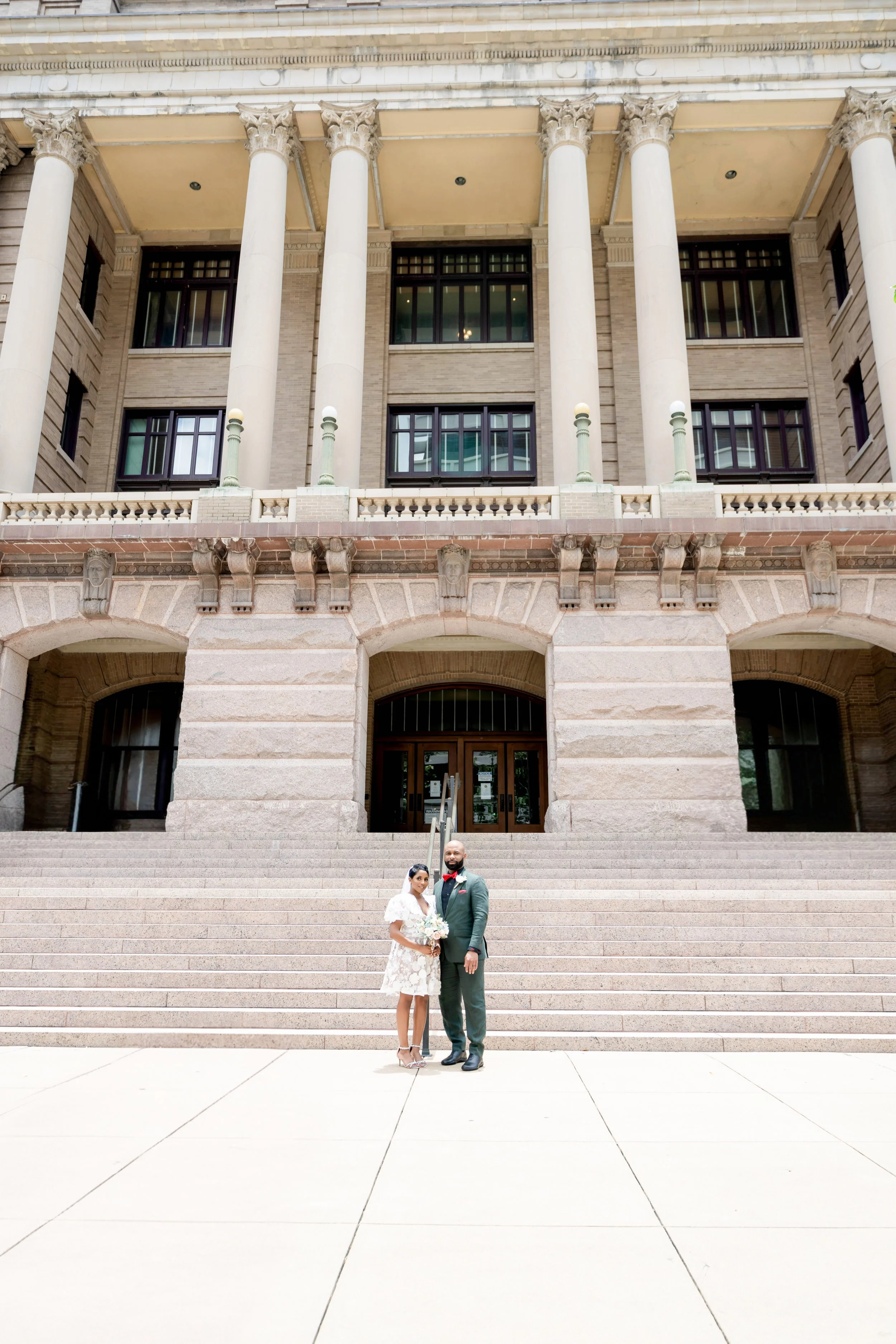 1910 Harris County Courthouse Wedding | Tamara &amp; Erek's Elegant Downtown Houston Wedding