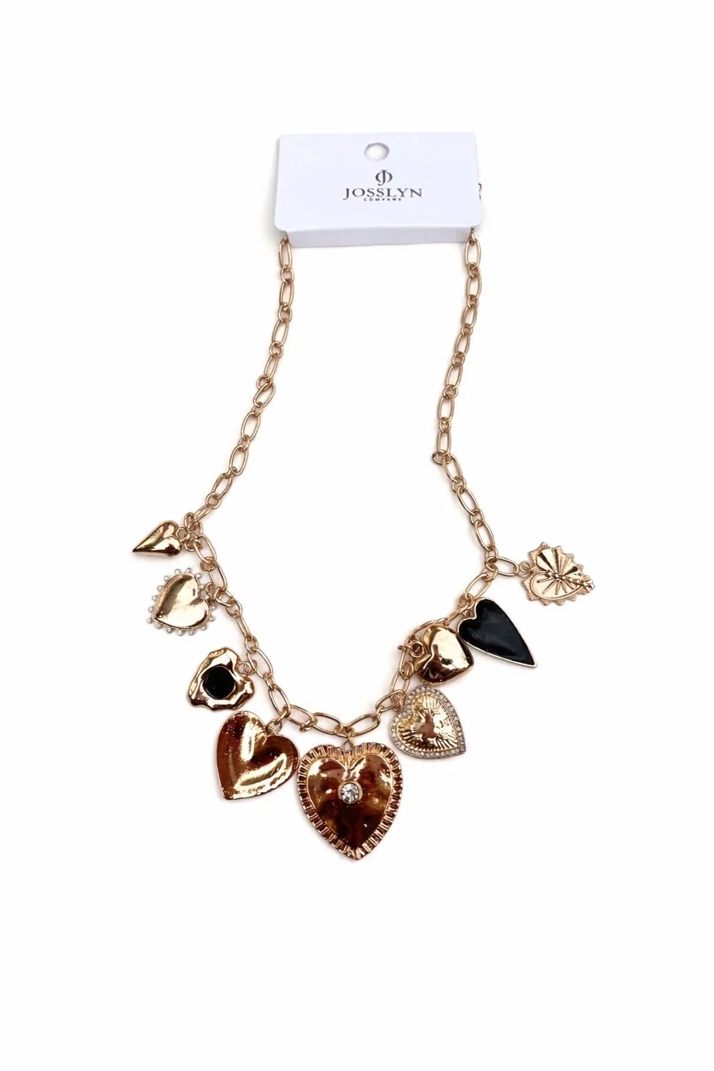 Heart charm necklace