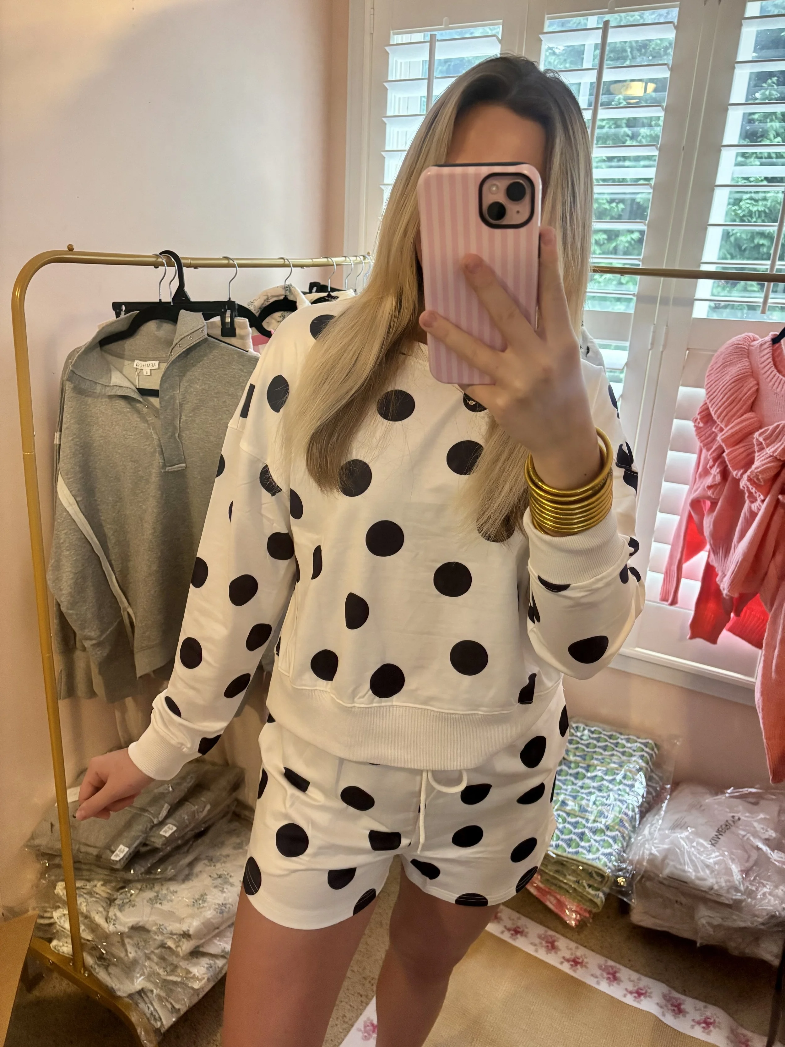 Polka dot set