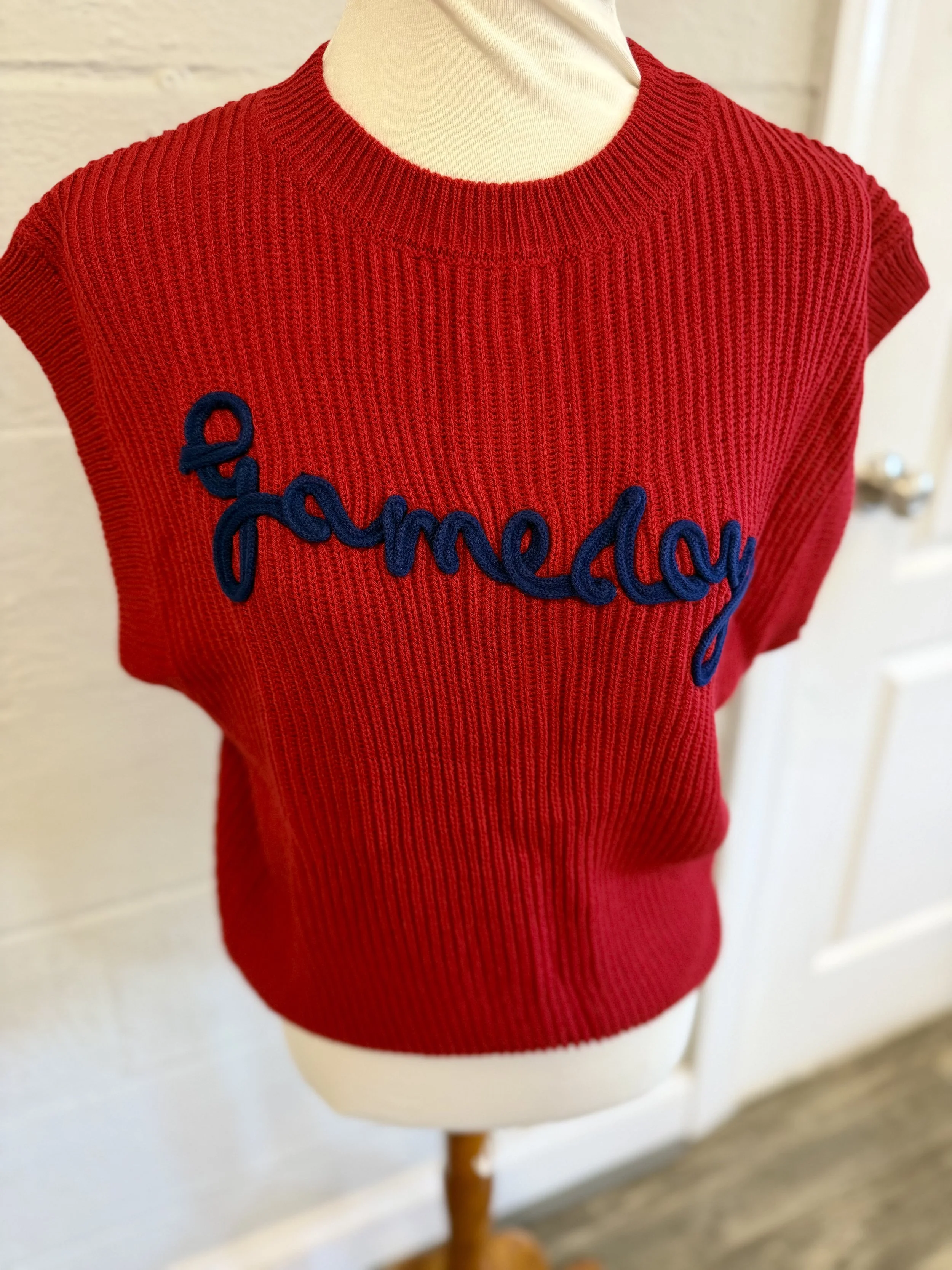 Gameday tank sweater