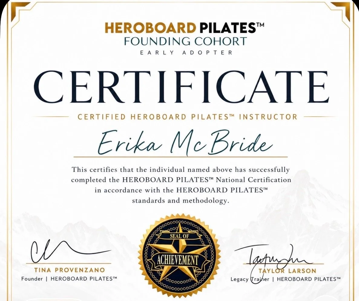 Heroboard Pilates Certificate