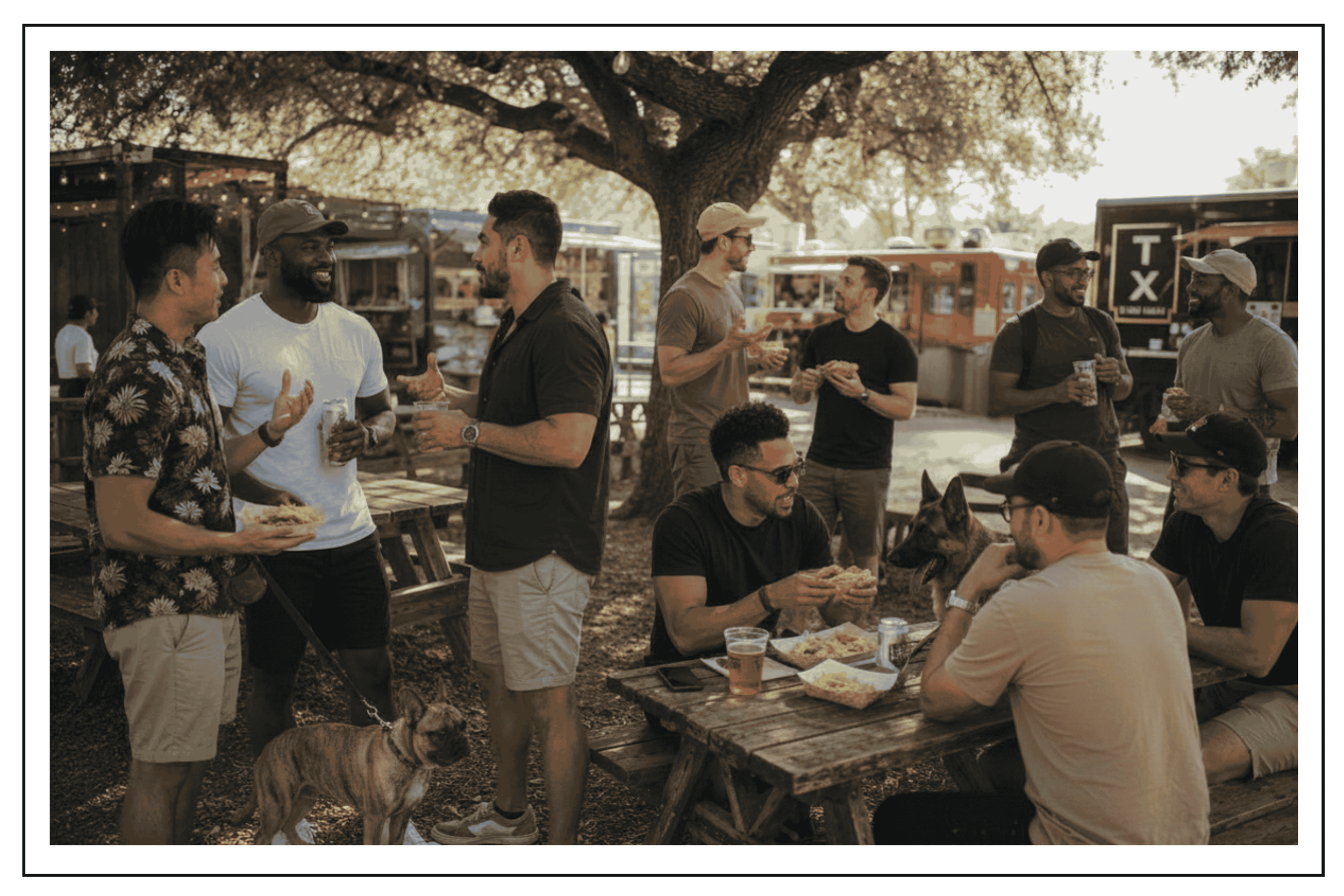 Austin group of dad hangout