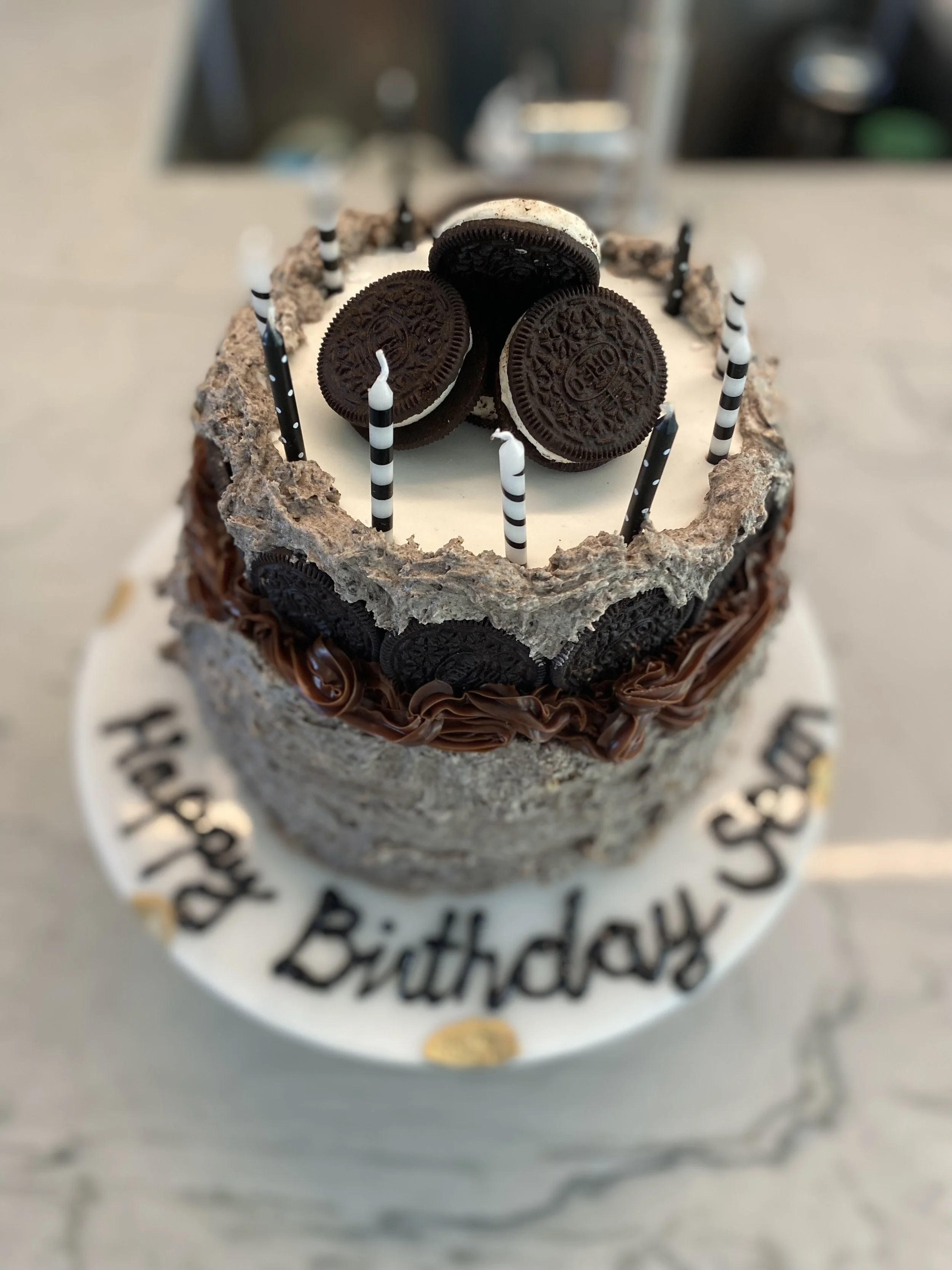 Oreo-cream cake
