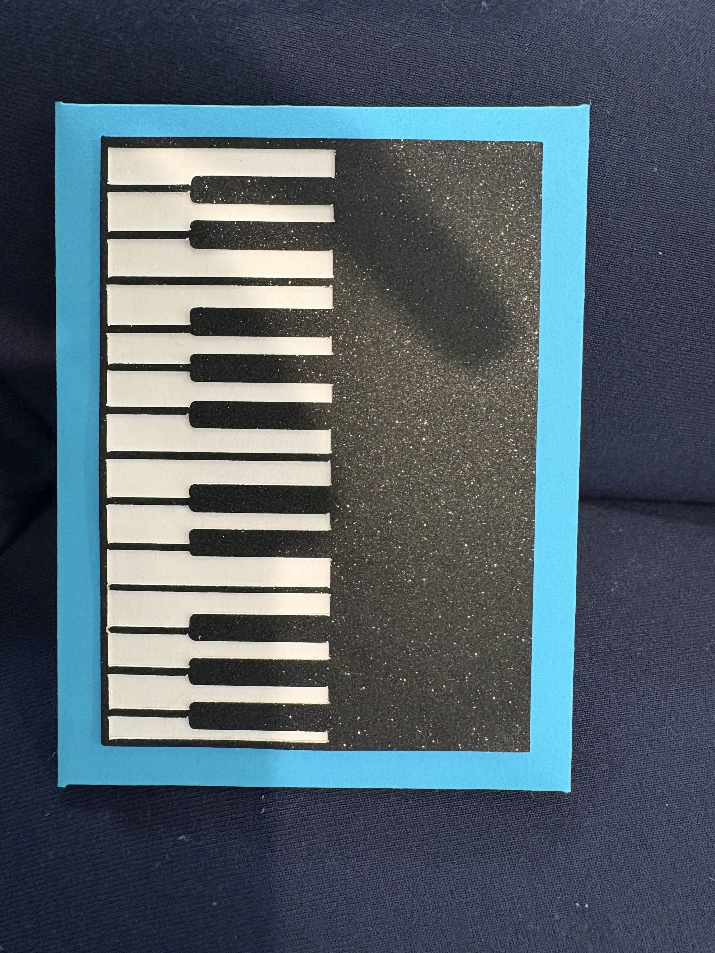 Gift card piano envelope
