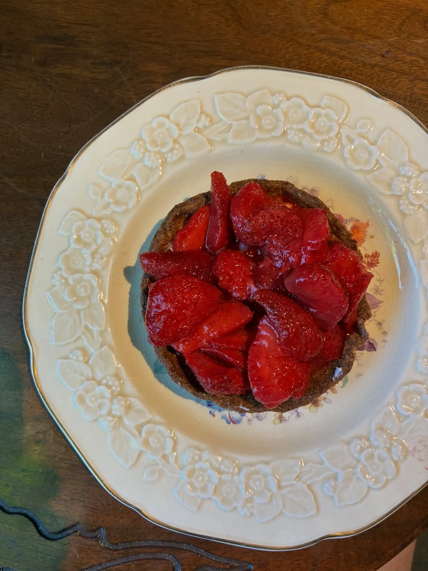 Tart.  Strawberries and cr&egrave;me fraiche.  Enough said.