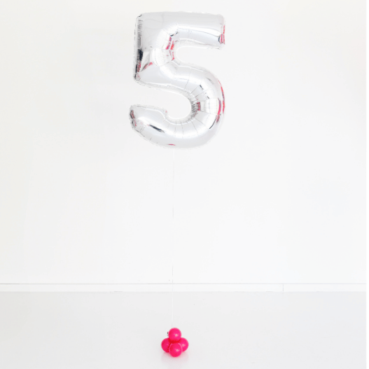 Mylar Number and Letter Baloons