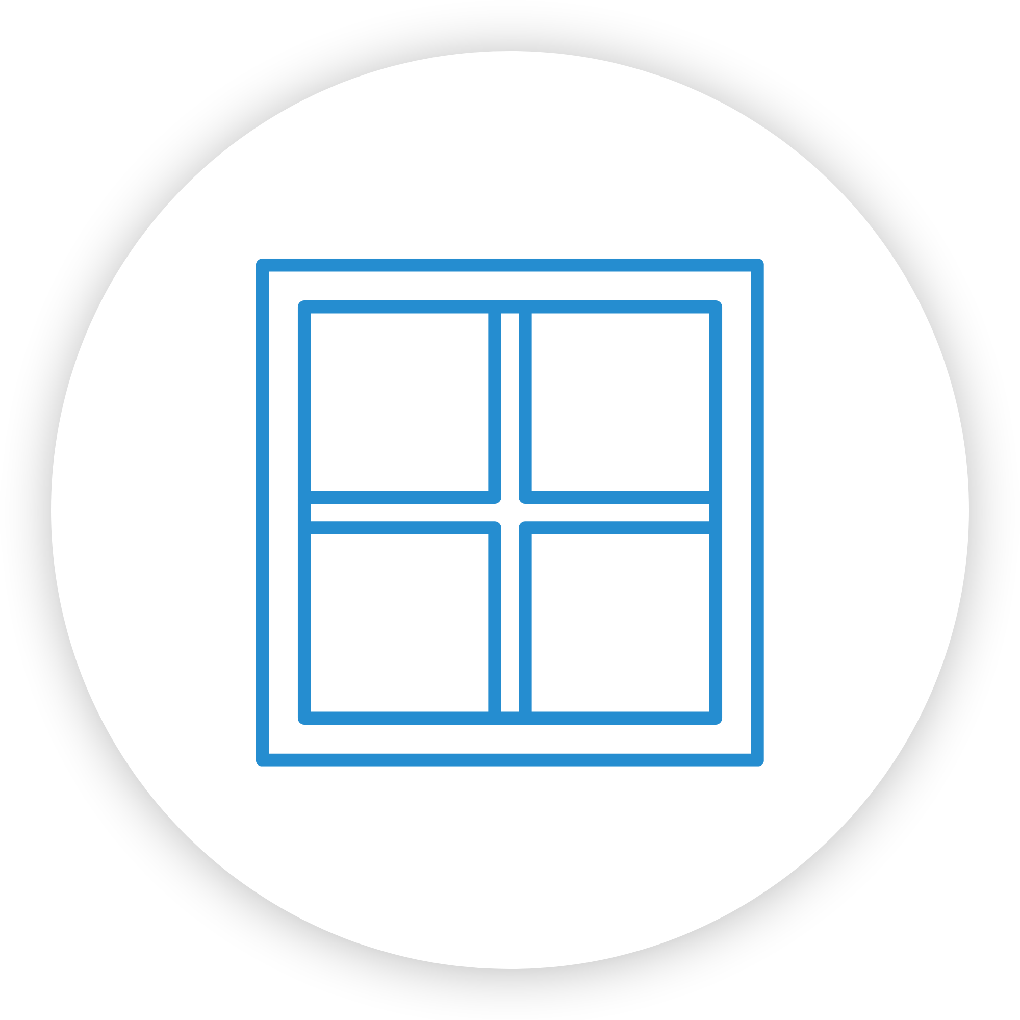 Window icon illustrating window cleaning services
