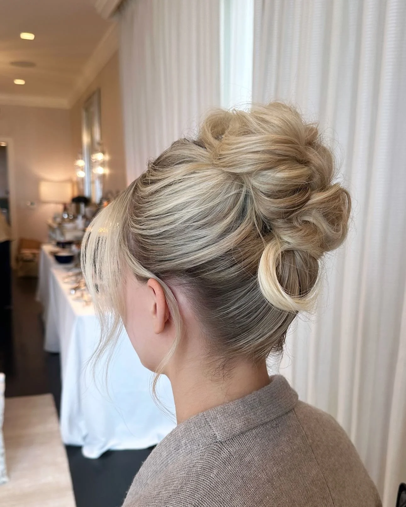 Twisted, piled high hair that will keep you locked in all night. 💌
&bull;
&bull;
&bull;
&bull;
&bull;

Hair: @undertheveils @marla_hairandmakeup 
#bride #bridalhair #bridetobe #wedding #weddingday #weddinghair #weddingstyle #bridalstyle #bridalhairs
