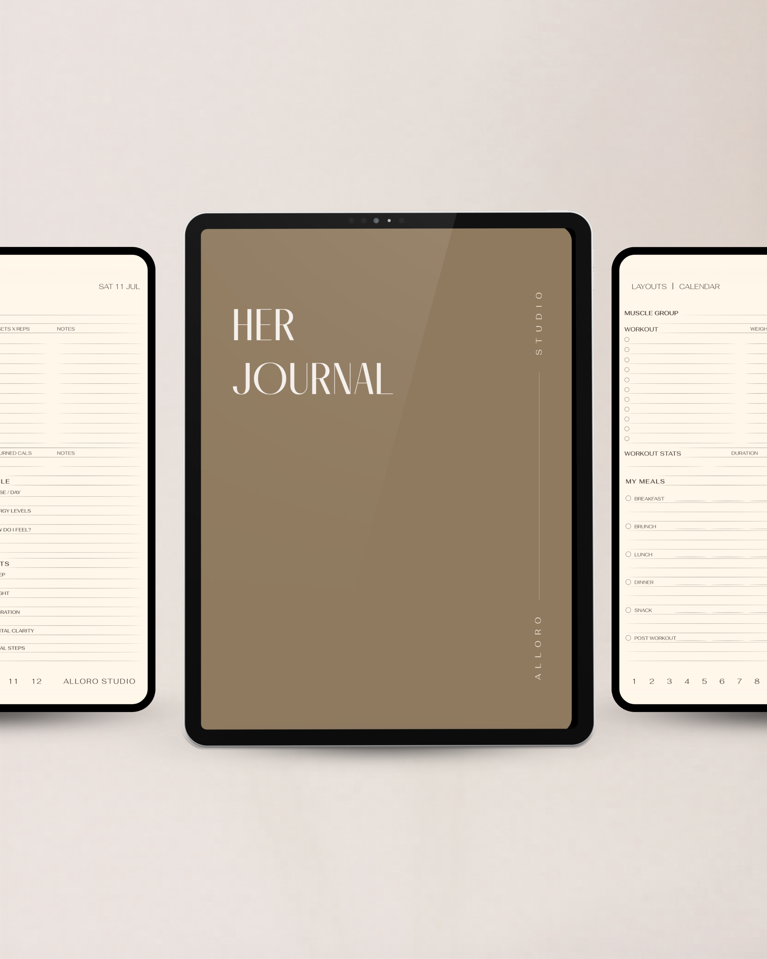 Digital Lined Journal