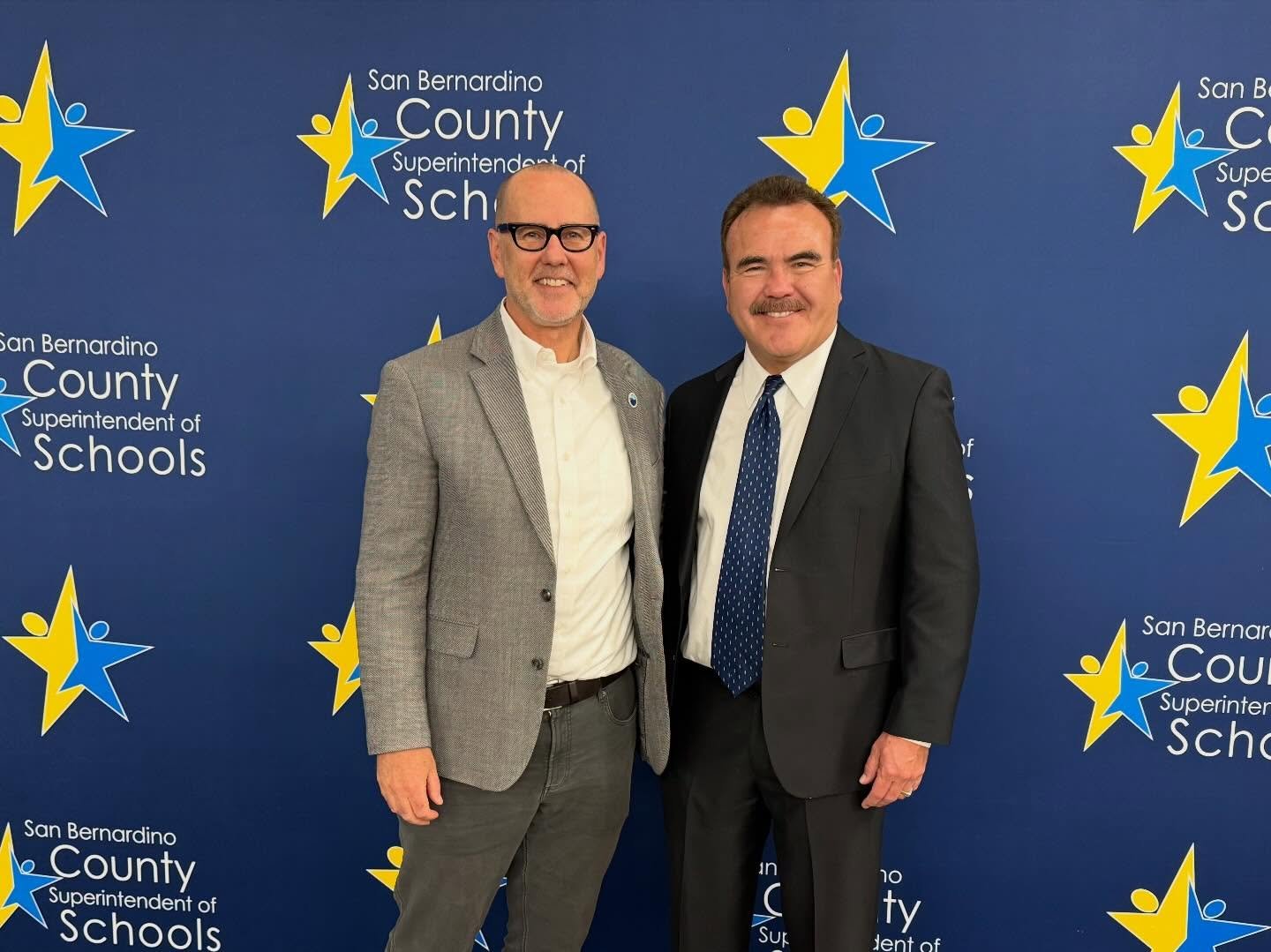 Good talking with our San Bernardino County Superintendent of Schools, Ted Alejandre, at his Holiday open house, and met several impressive educators, administrators, and board members dedicated to our region&rsquo;s students.