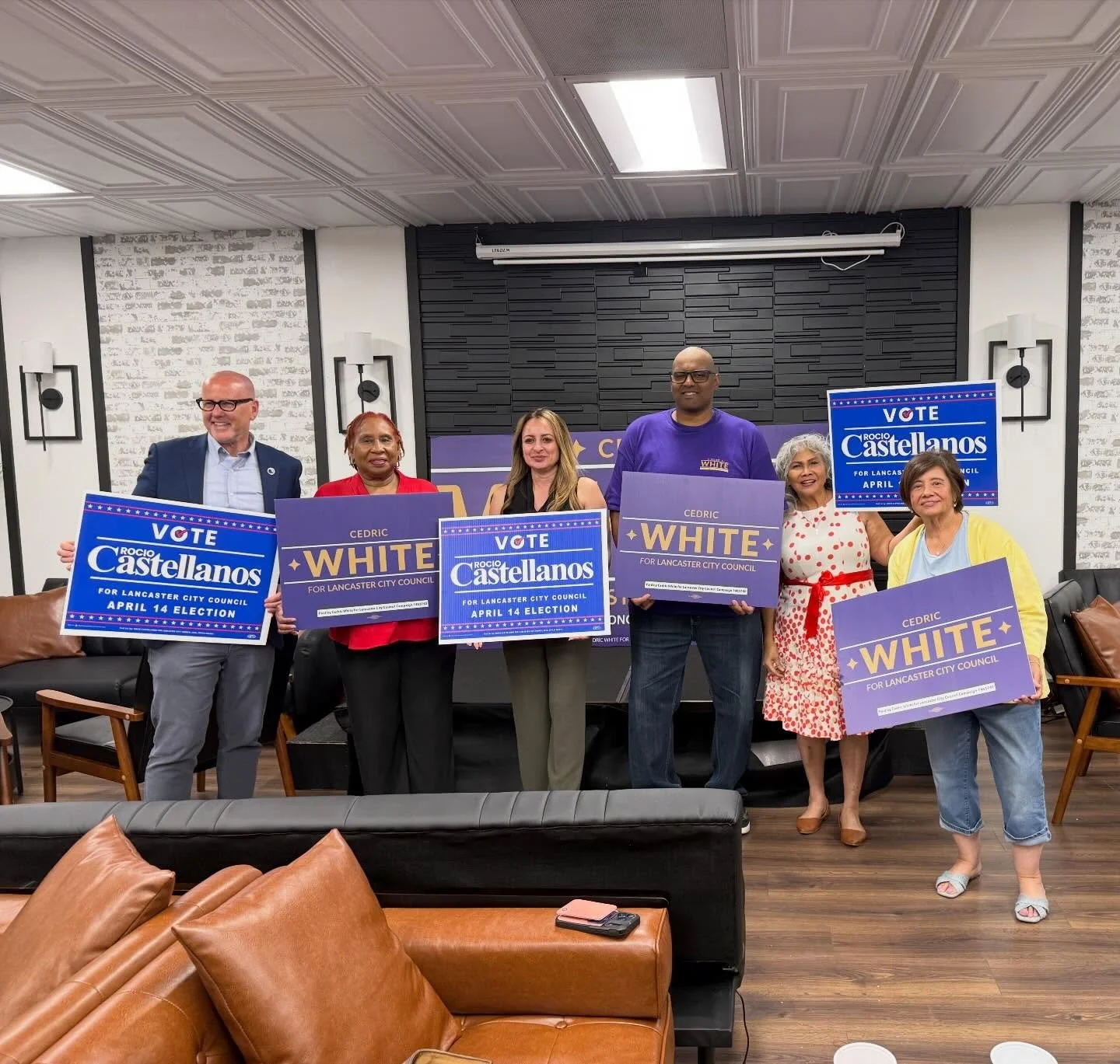 Across District 34, tested leaders are heeding the call of communities in need of a voice that truly represents them. It is my pleasure to stand with @rocioforlancaster and Cedric White, two great candidates for city council. Their election is coming
