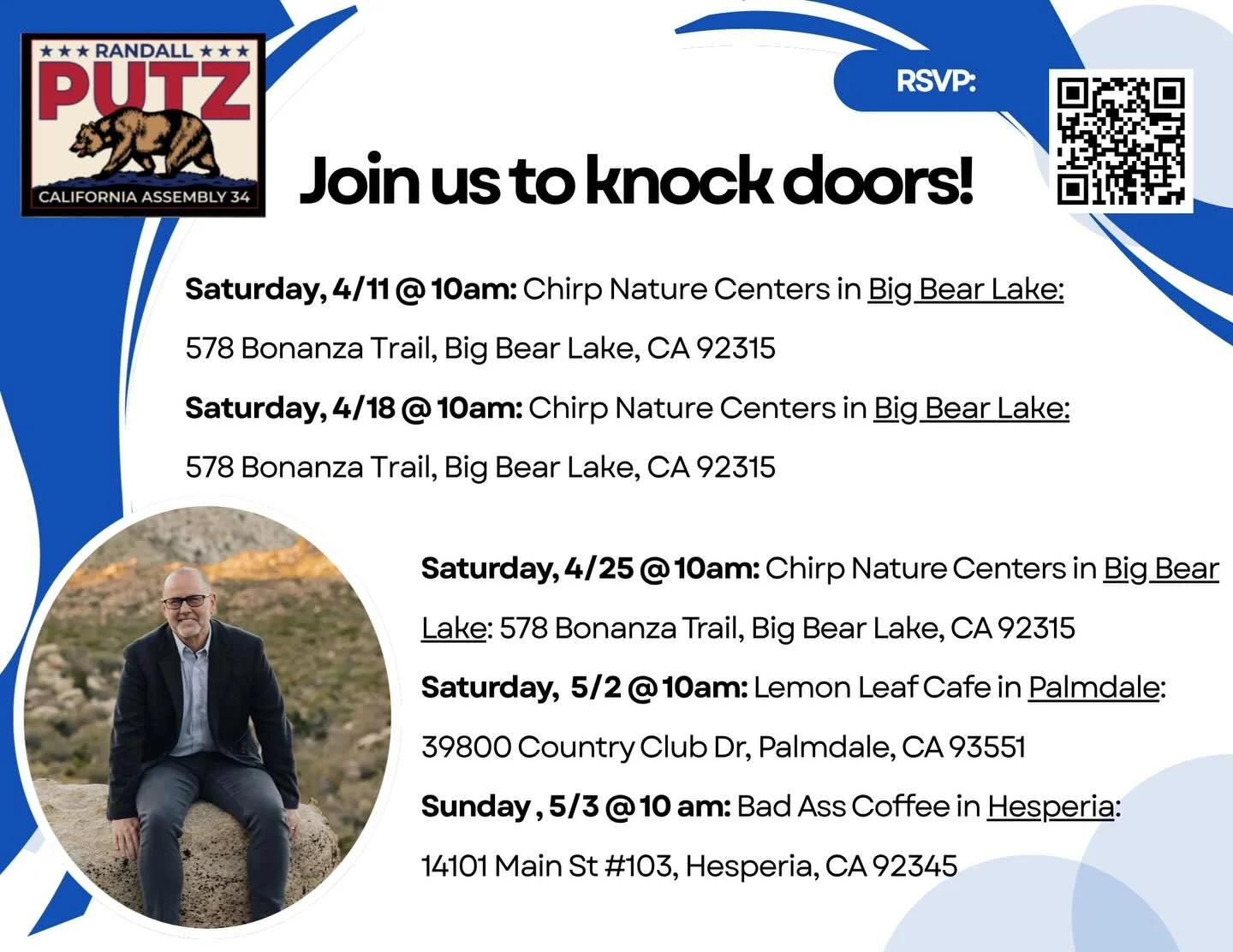 Join us as we begin knocking doors in District 34! If you are available for any of the dates, sign up now using the form in the bio and we look forward to seeing you there!