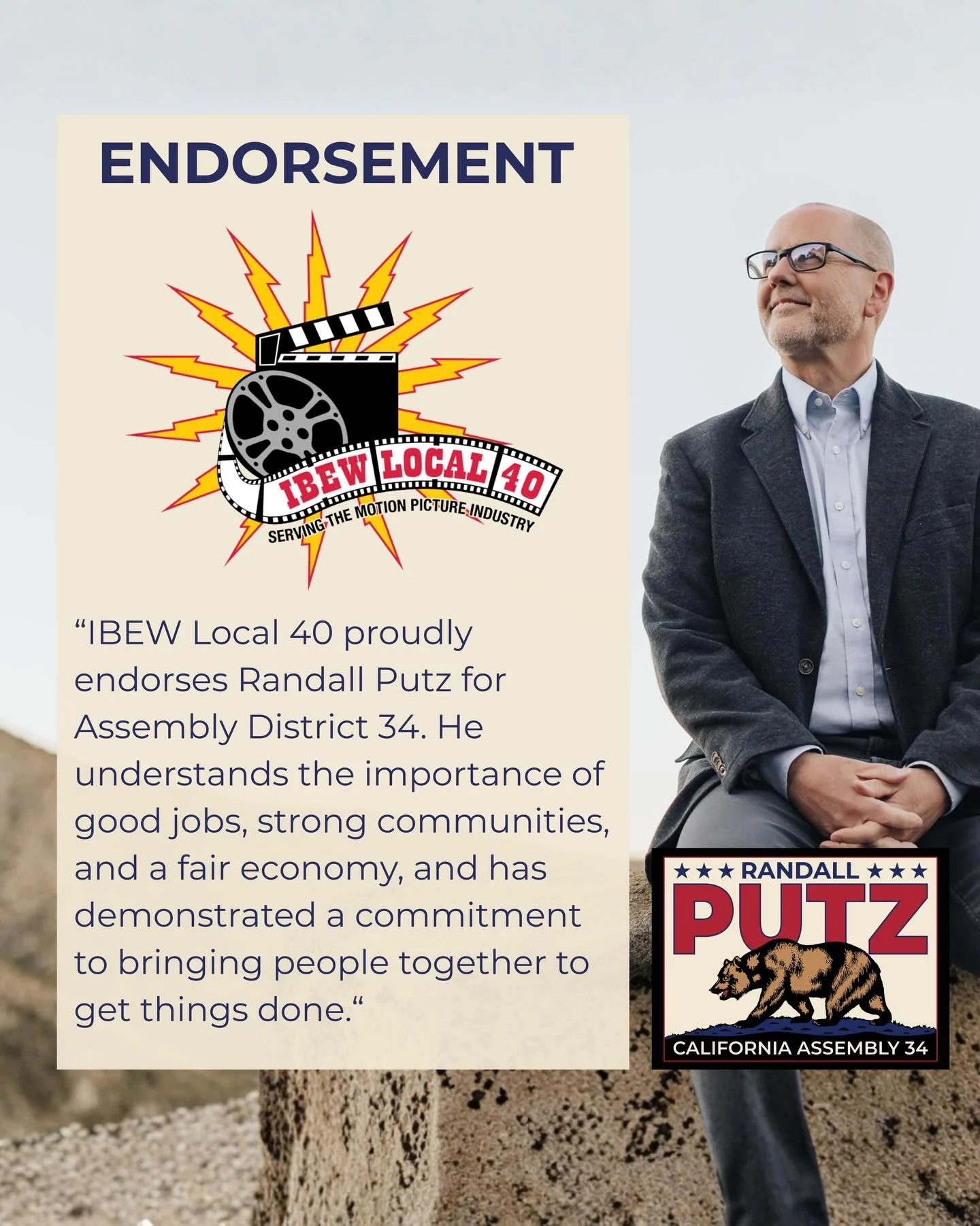 Honored to have the support of IBEW Local 40. 

Looking forward to working together to strengthen our communities and expand opportunity across our region.