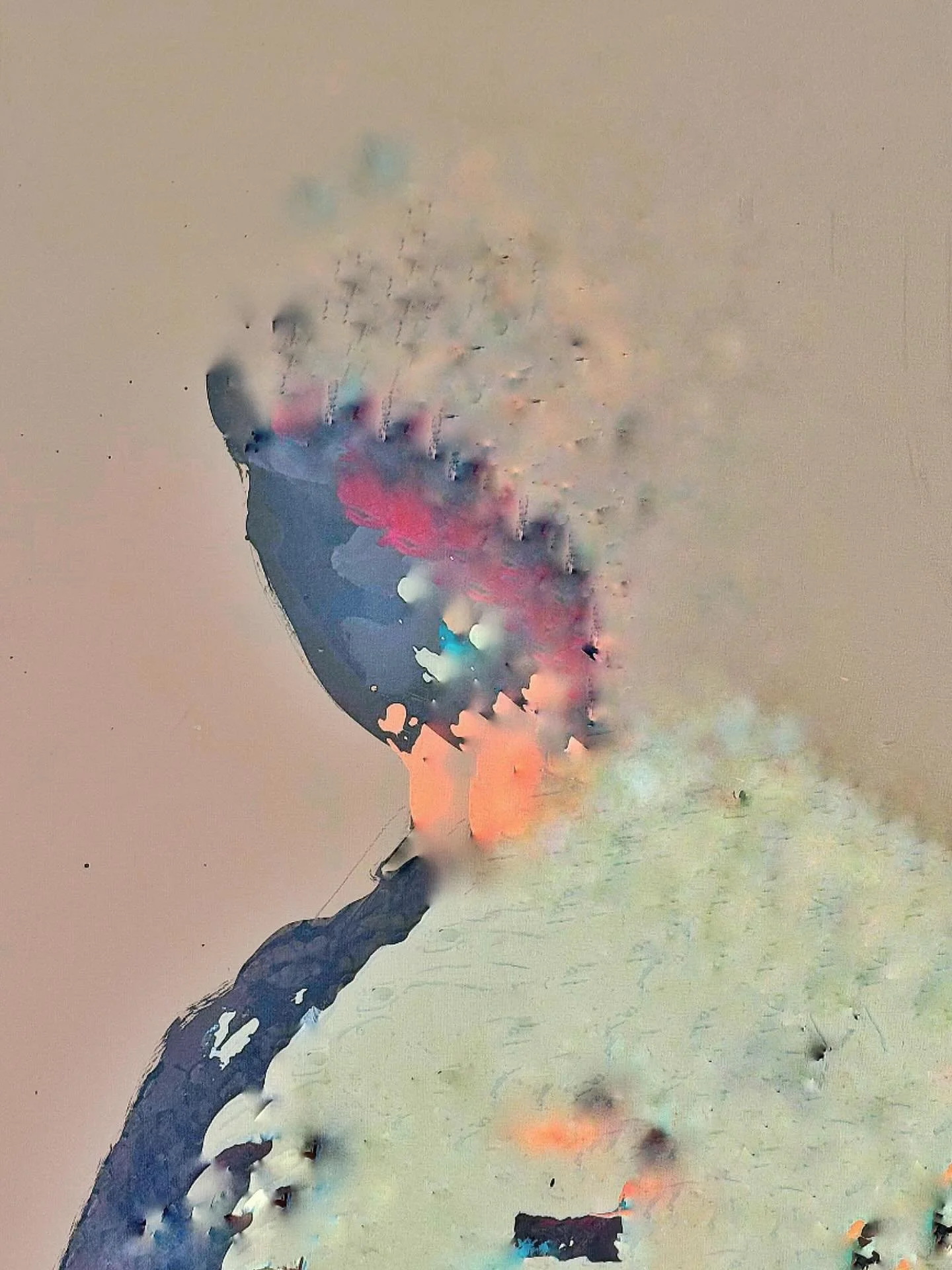 &ldquo;Memoir&rdquo; (watercolor/mixed media) #artist #marilytain #art #abstract #abstractart #mixedmedia #watercolor #nyc #kunst