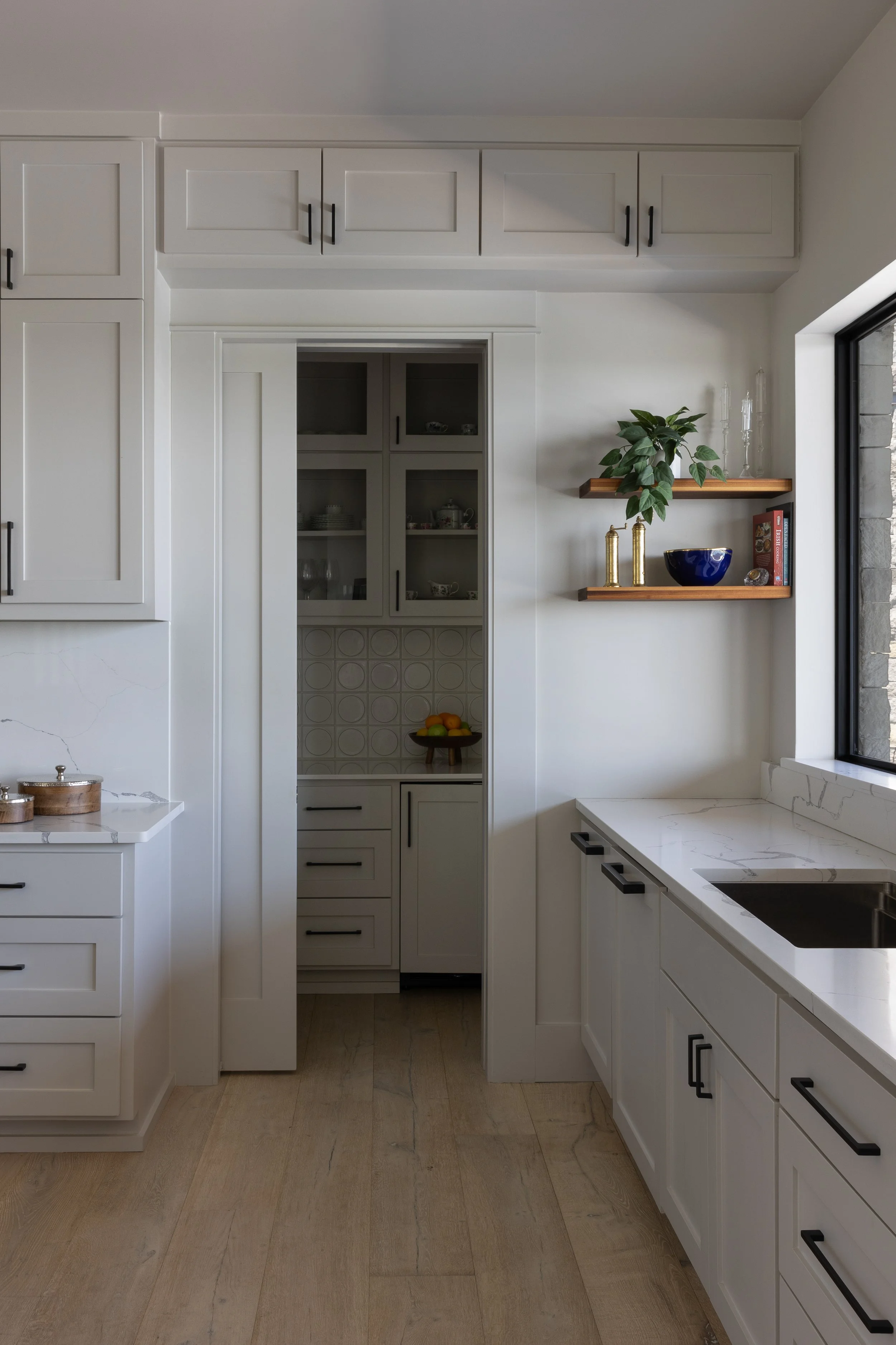 Pocket Door Walk-In Pantry