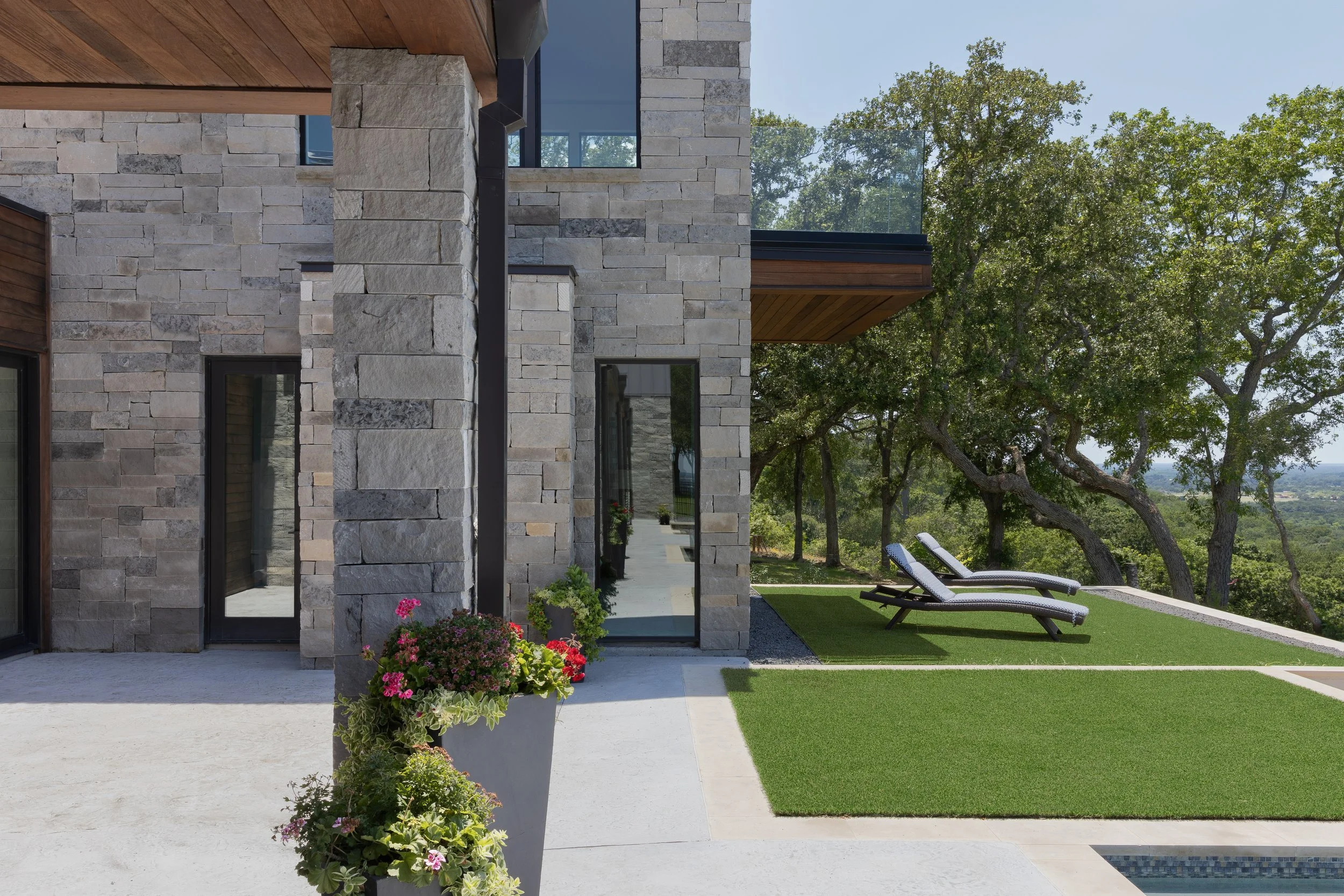 Master Bedroom Patio Lounge