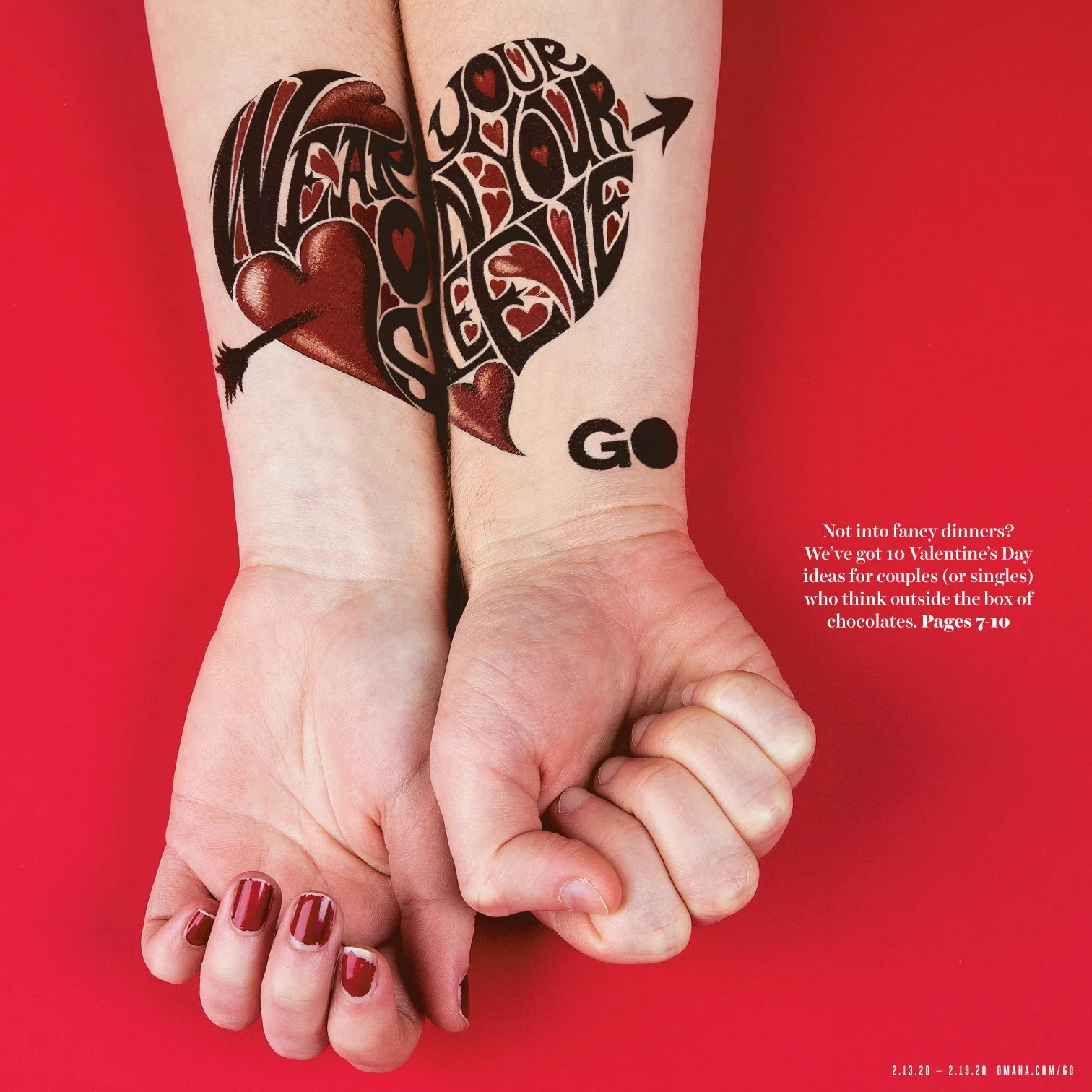 "GO" cover - Valentines Ink [Custom Tattoo]