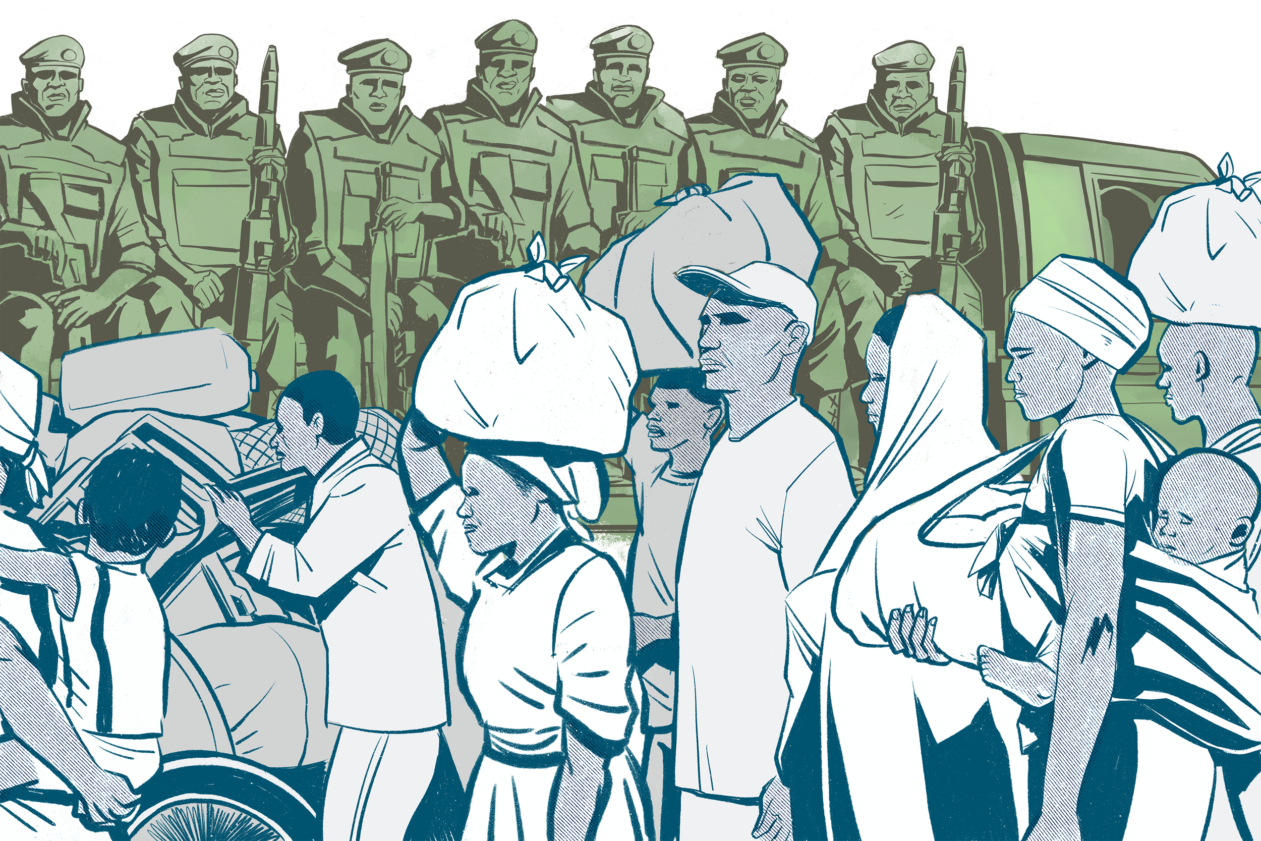Martial Law in the DRC [Digital drawing]