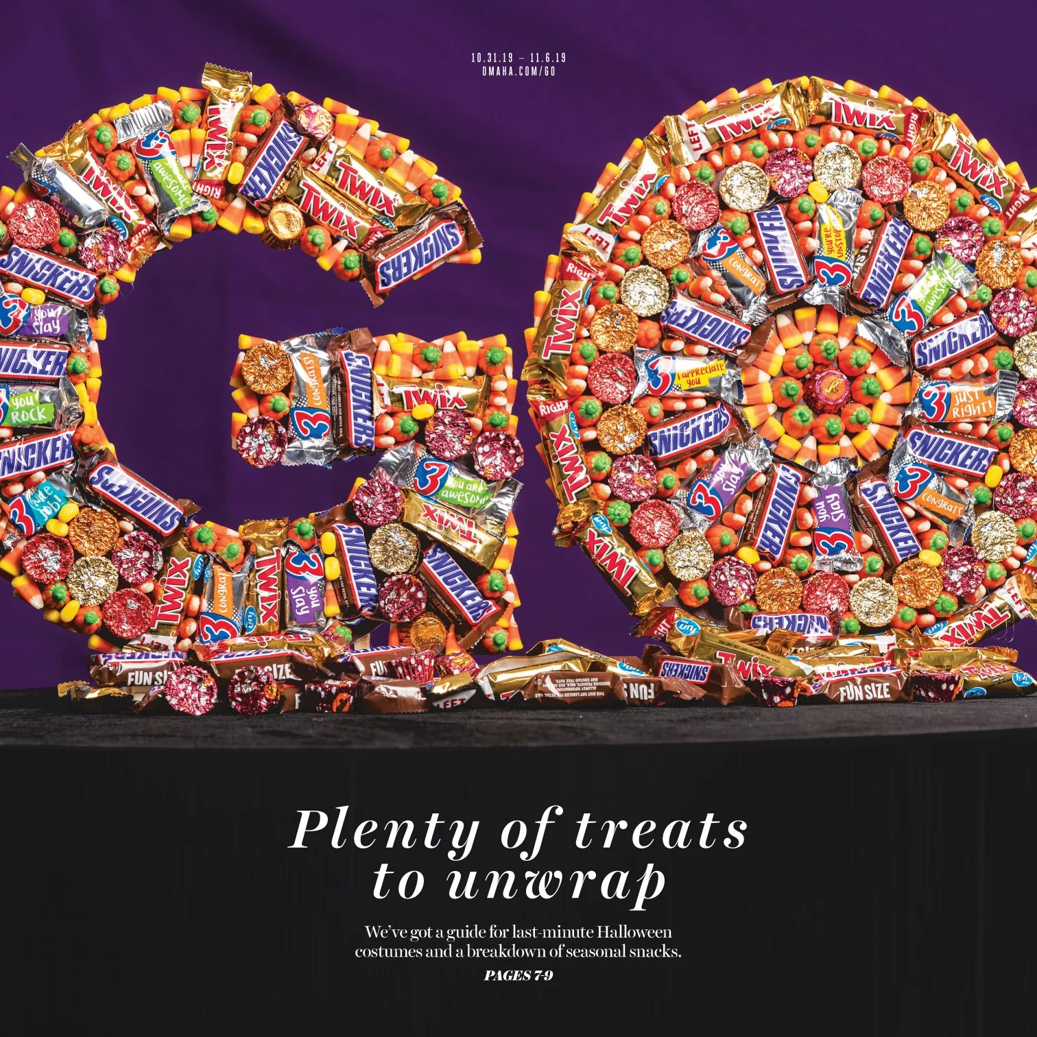 "GO" Cover - Halloween [Candy sculpture]