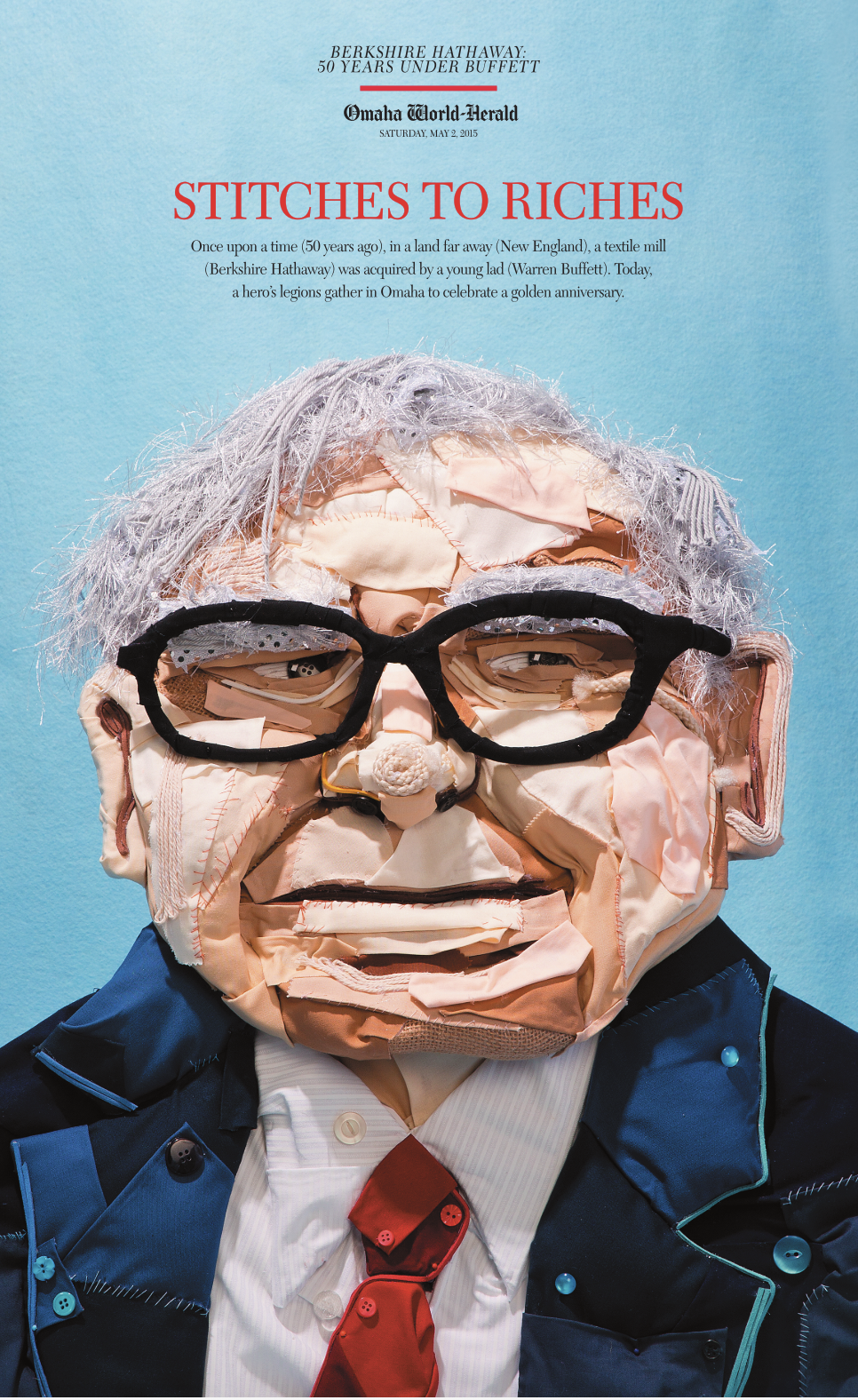 Warren Buffett [Textile sculpture]