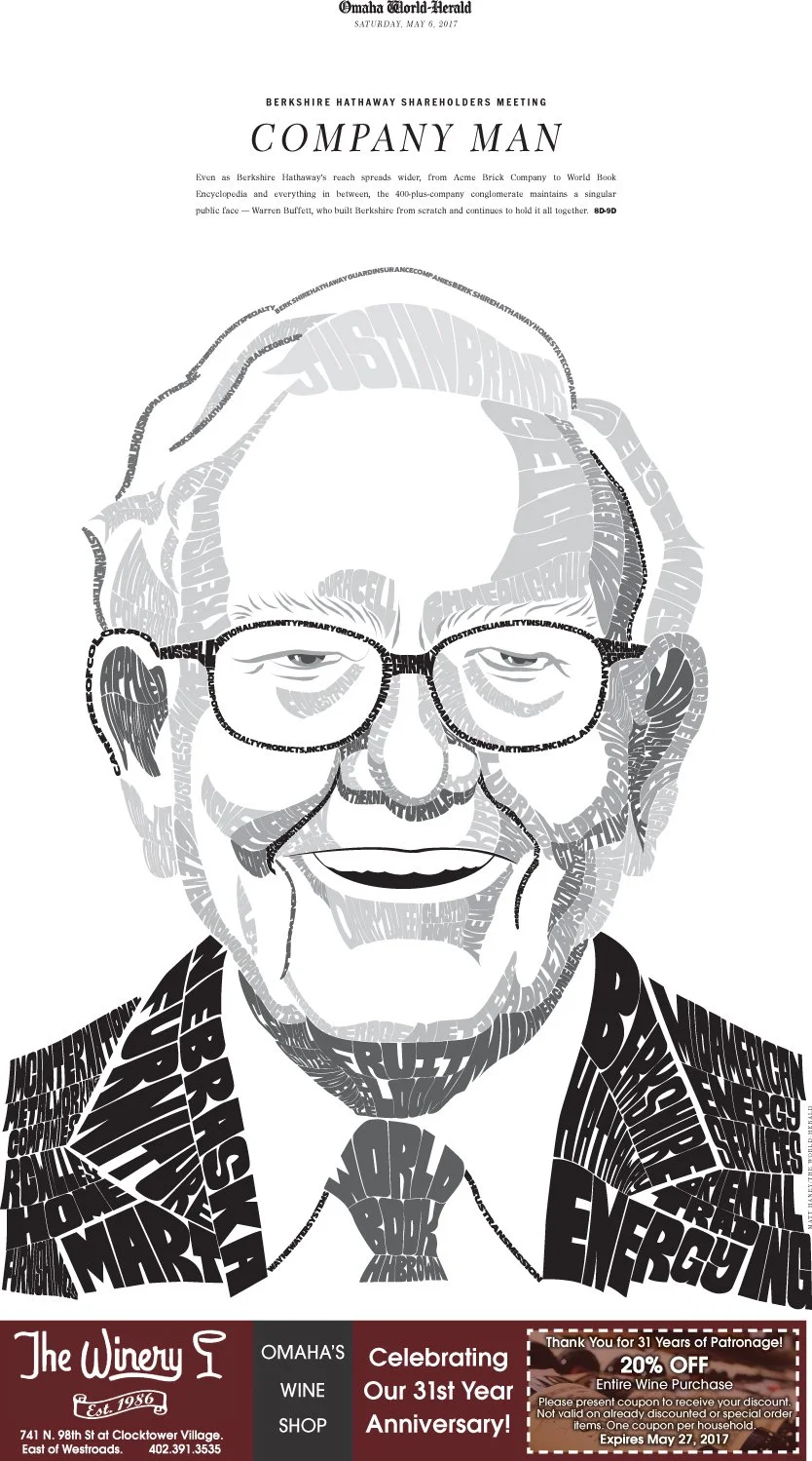 Warren Buffett [Vector art]