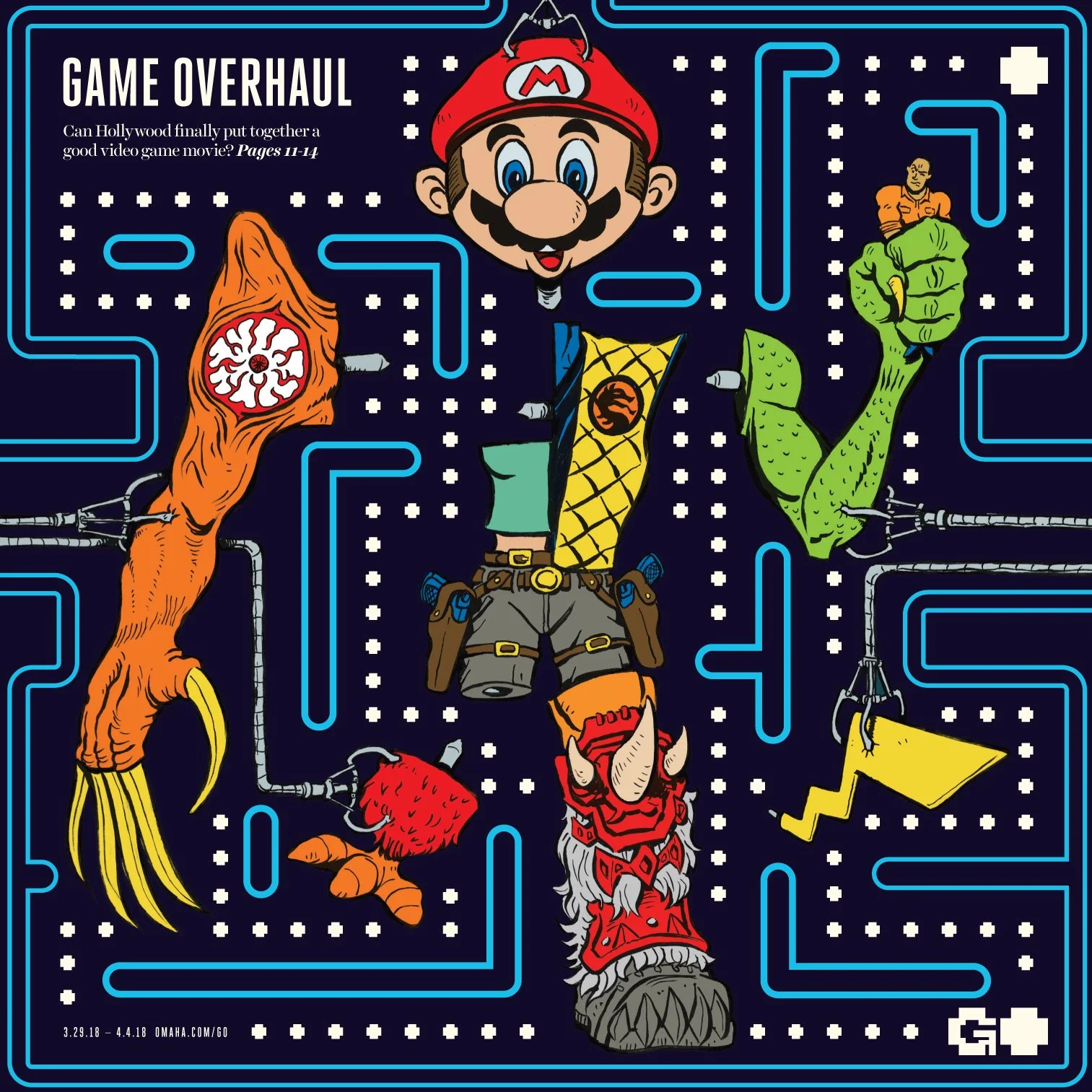 "GO" Cover - Video Games [Pen and Ink]