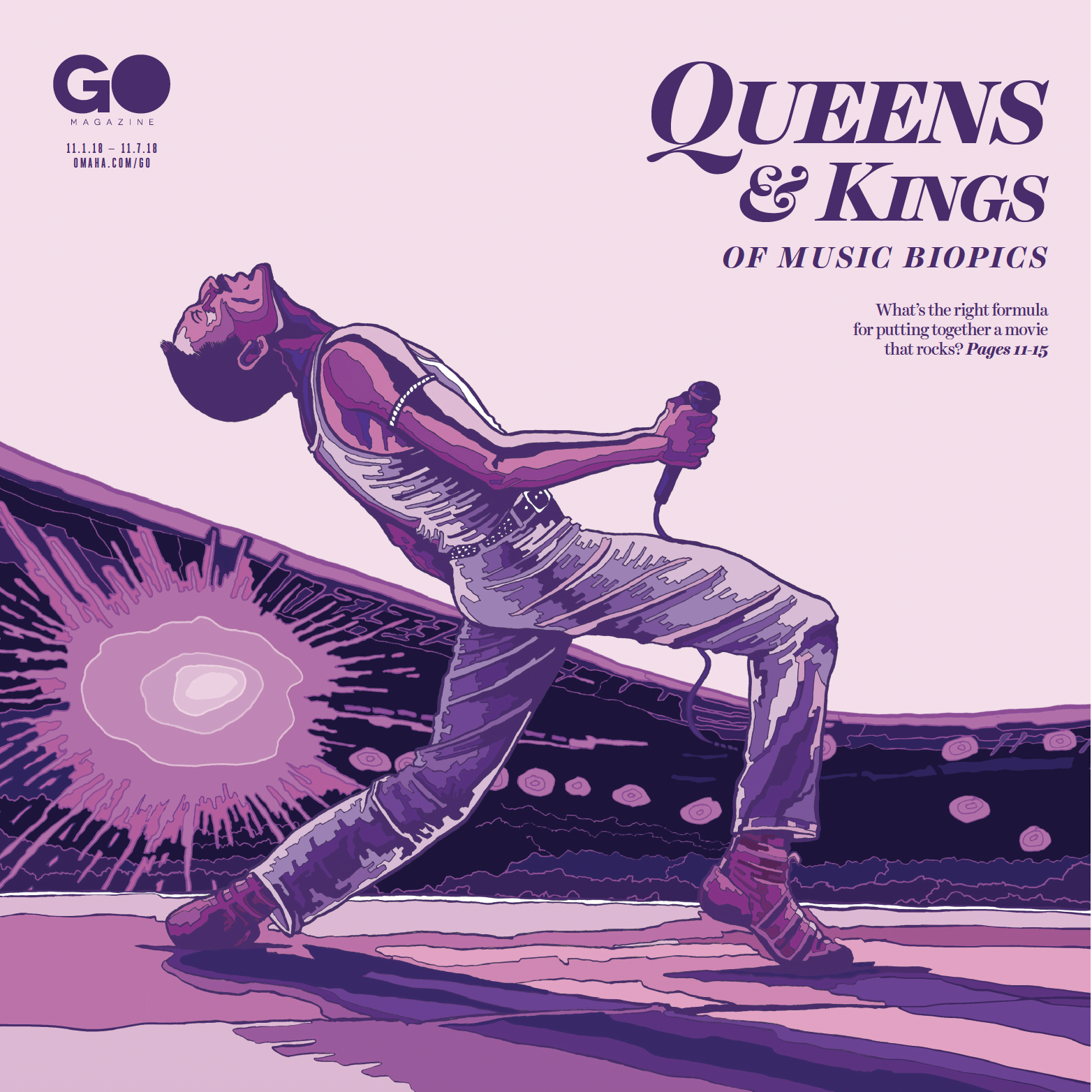 "GO" Cover - Music Biopics [Pen and Ink]