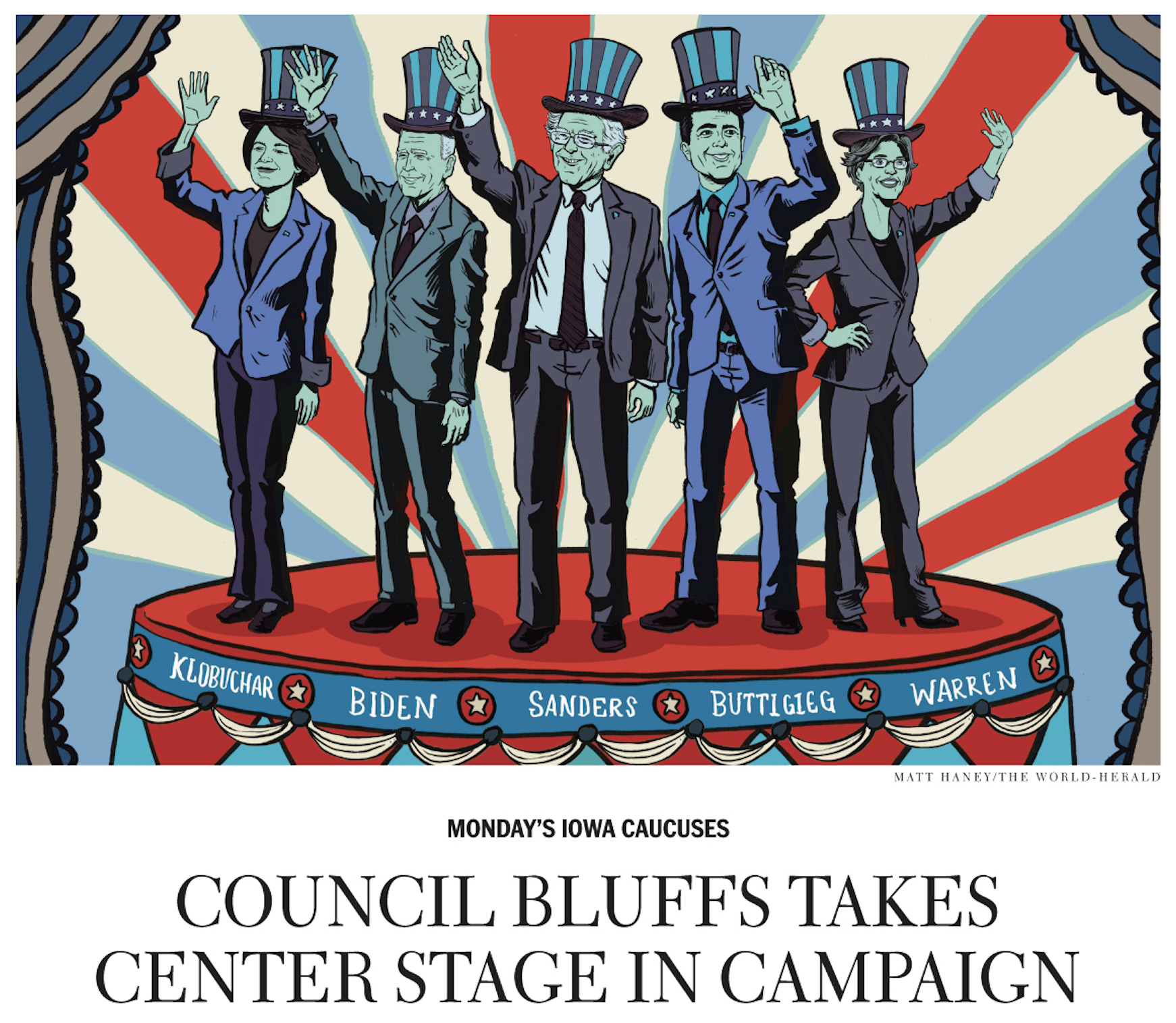 Campaign candidates [Pen & ink]